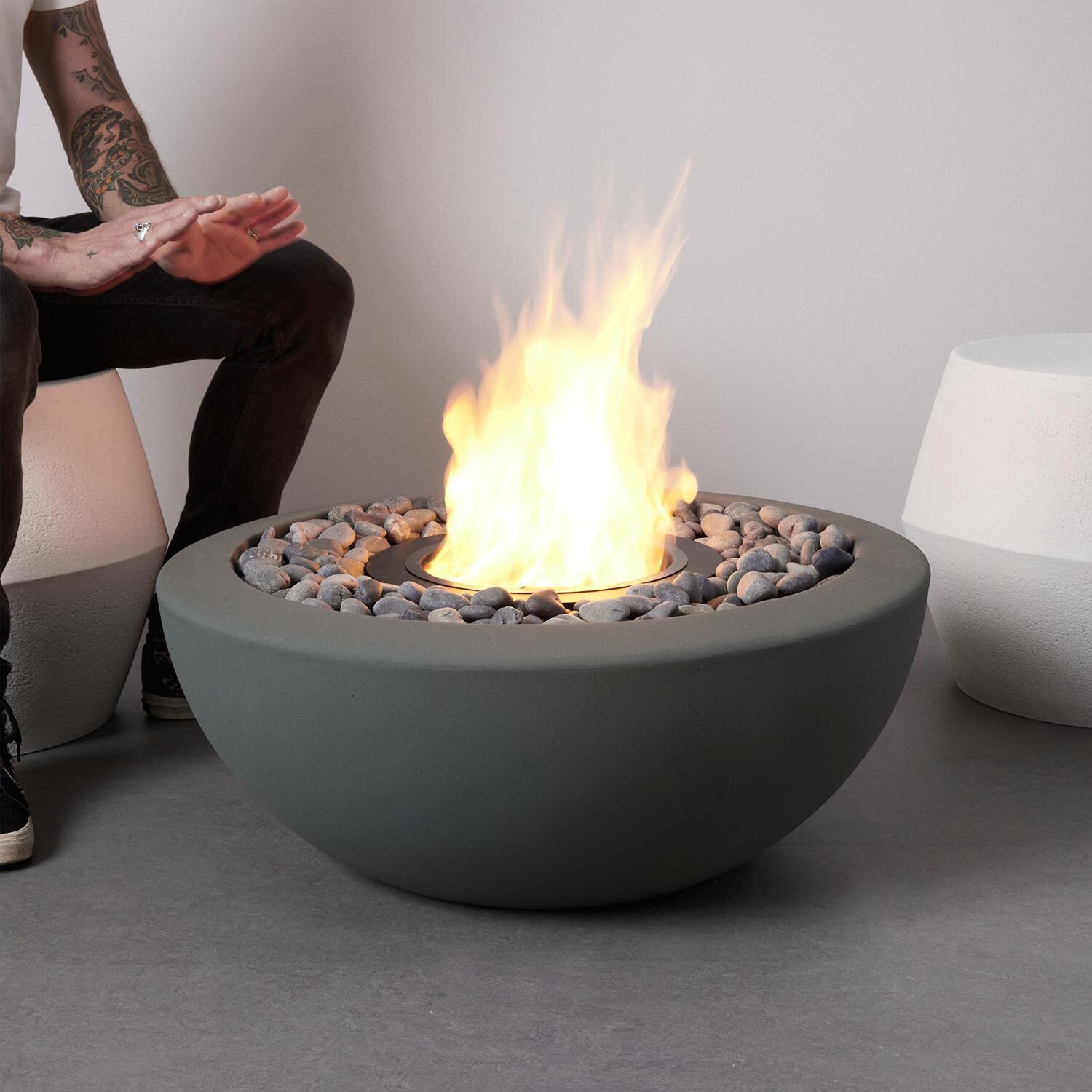 TerraFlame Hestia Bioethanol Fire Pit - Comex Green - Lifestyle thumbnail