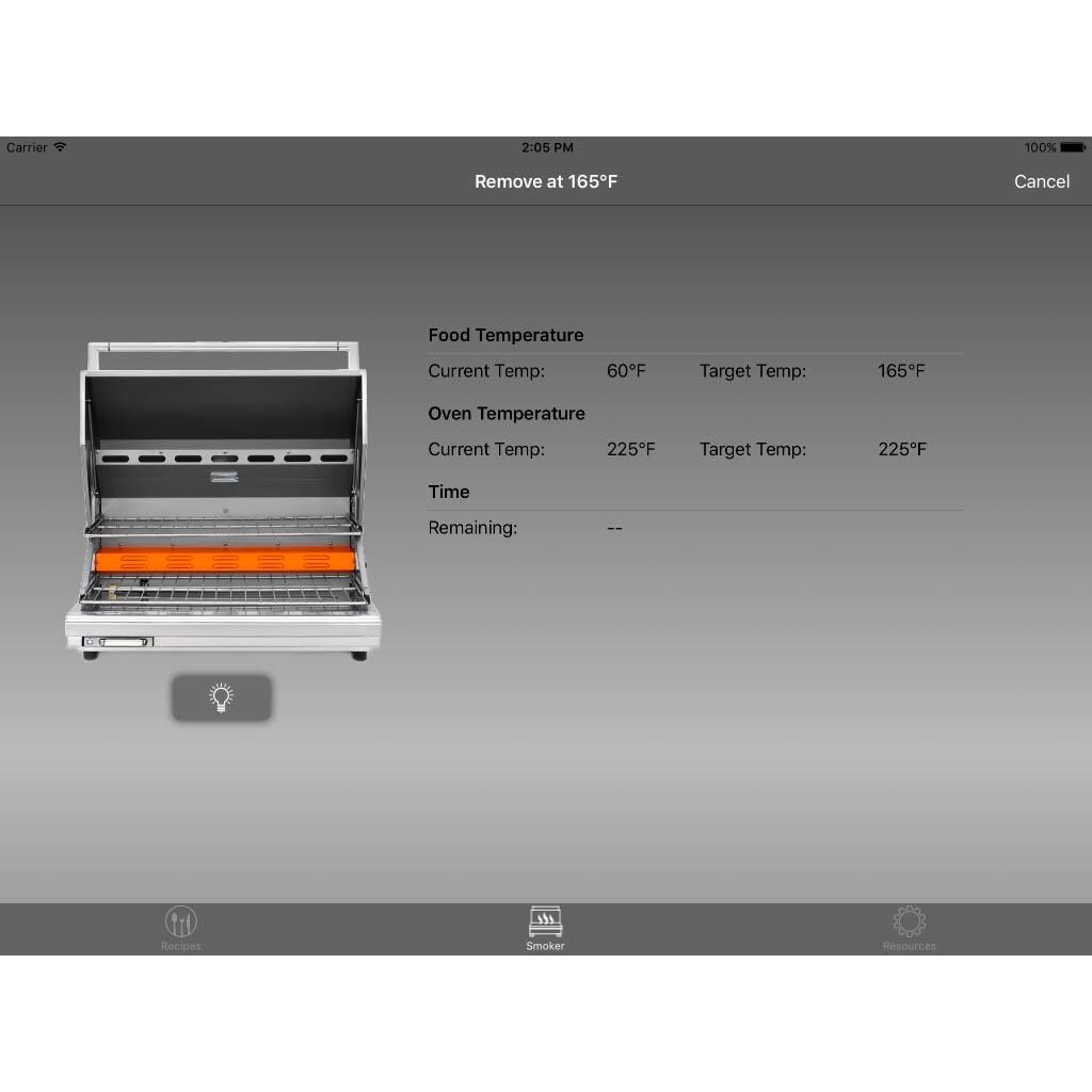 Lynx Sonoma 30-Inch Stainless Steel Built-In/Countertop Gas Smoker - iPad App Temperature And Timer thumbnail