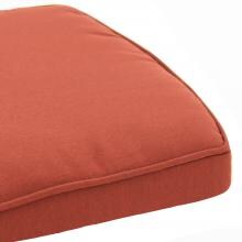 Sunbrella Canvas Henna Medium Outdoor Replacement Seat Cushion W/ Piping By BBQGuys image