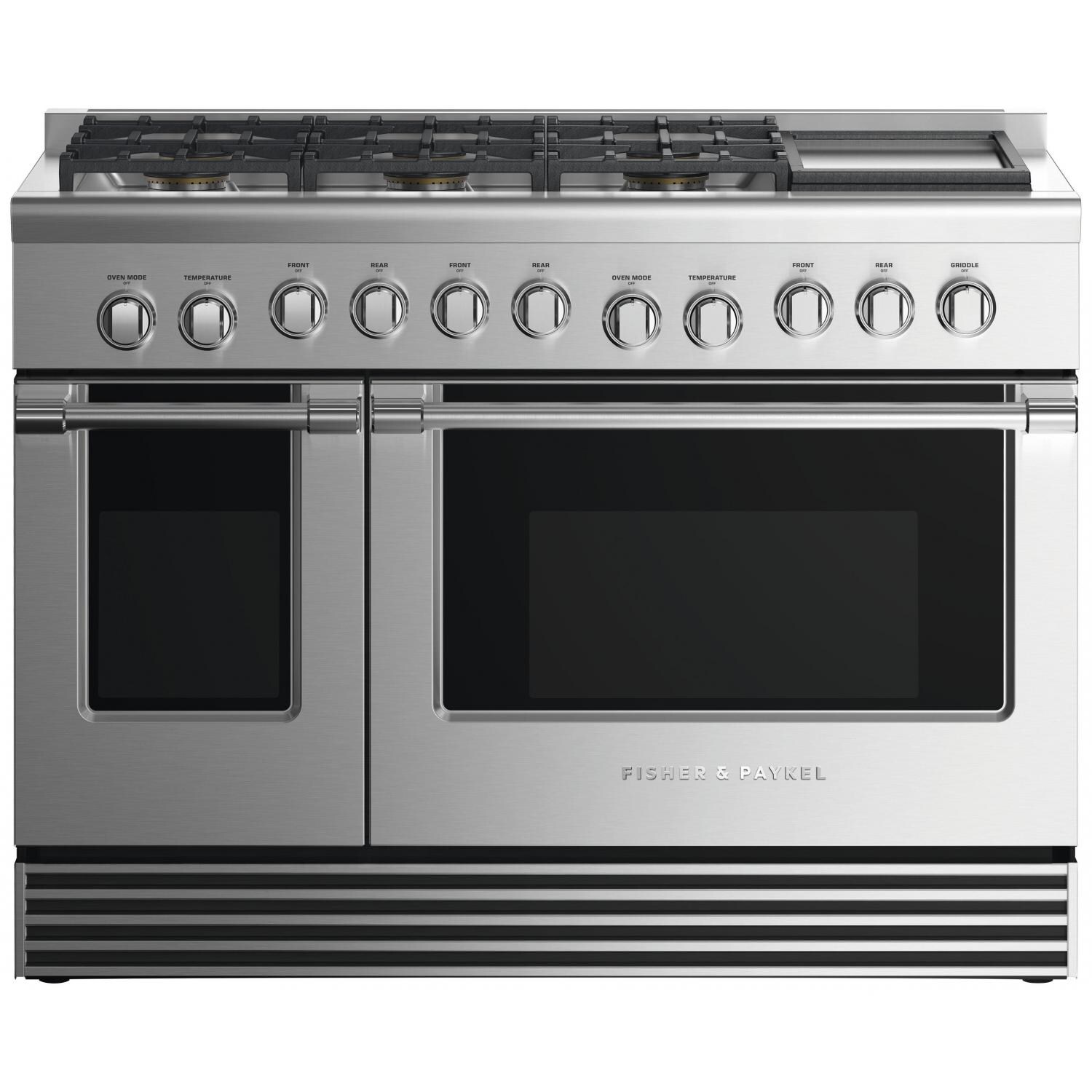 Fisher Paykel Professional 48-Inch 6-Burner Dual-Fuel Natural Gas Range With Griddle - RDV2-486GDN N thumbnail