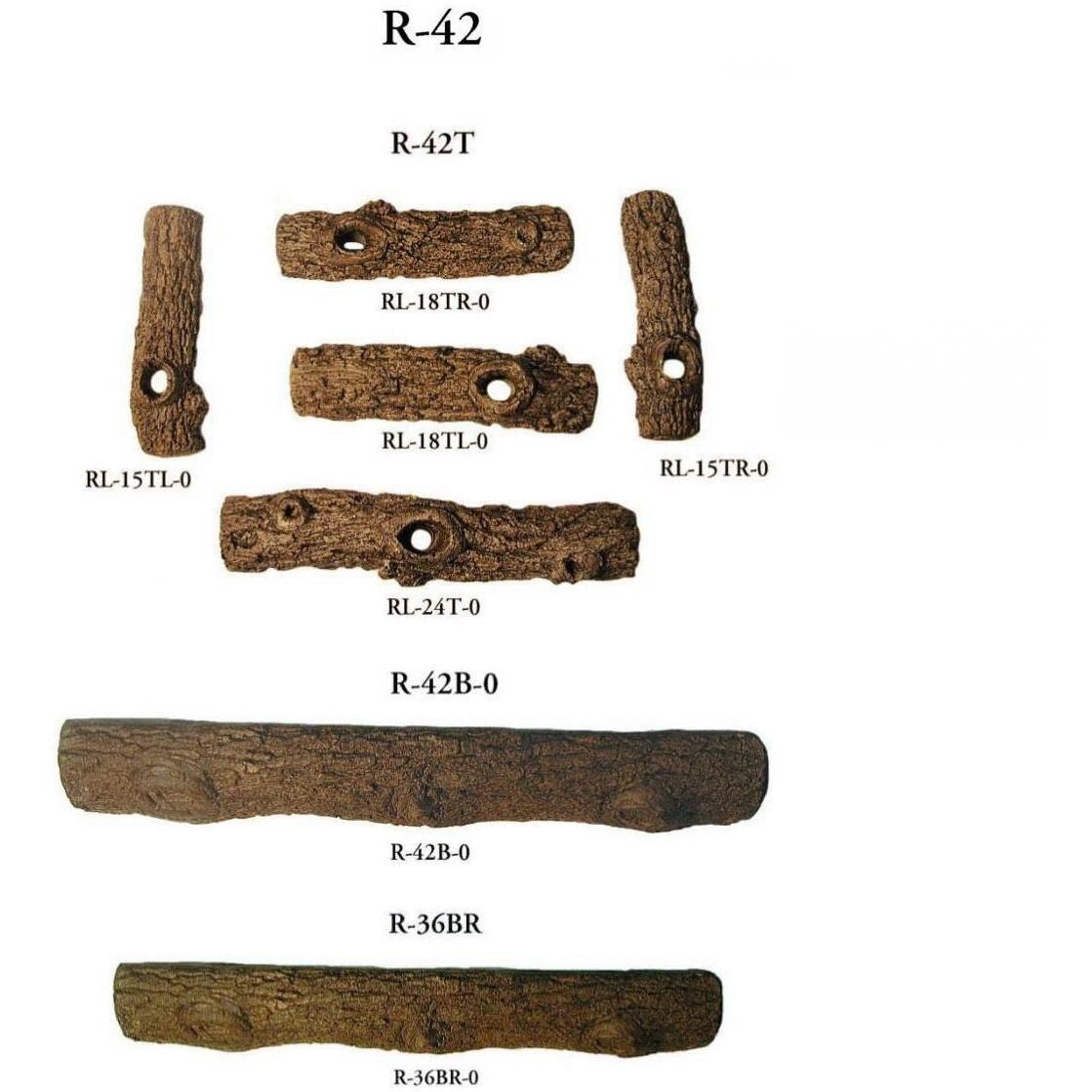 Peterson Real Fyre Golden Oak Log Breakdown  thumbnail