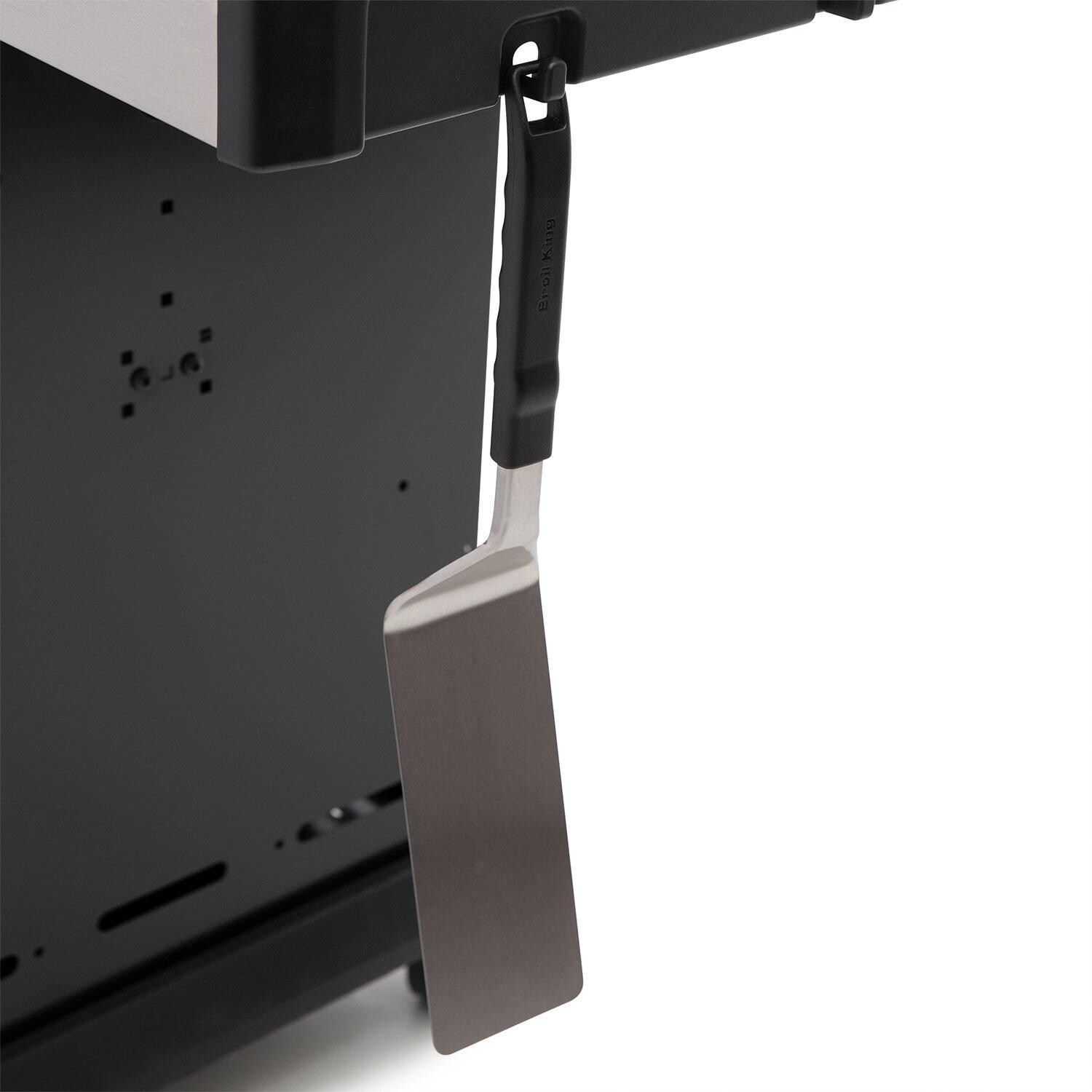 Broil King 876214 24 Inch Baron 520 PRO Propane Gas Grill - Spatula Hanging on Hook - Detail thumbnail
