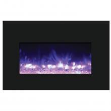 Amantii 30-Inch Electric Fireplace Insert with Black Glass Surround - INSERT-30-4026 image