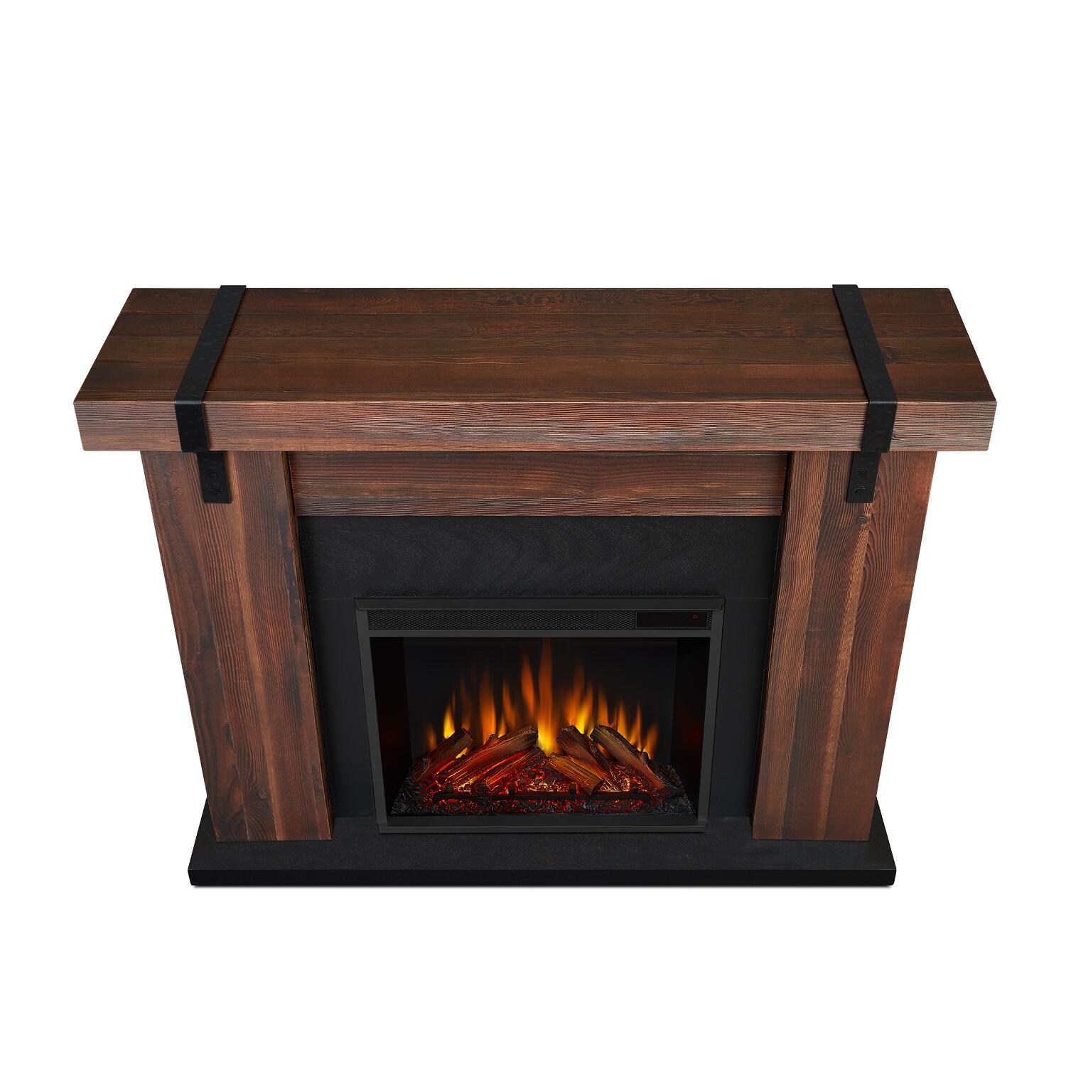 Real Flame - 9220E-CHBW - Aspen 49-Inch Electric Fireplace With Mantel - Chestnut Barnwood - Top View thumbnail