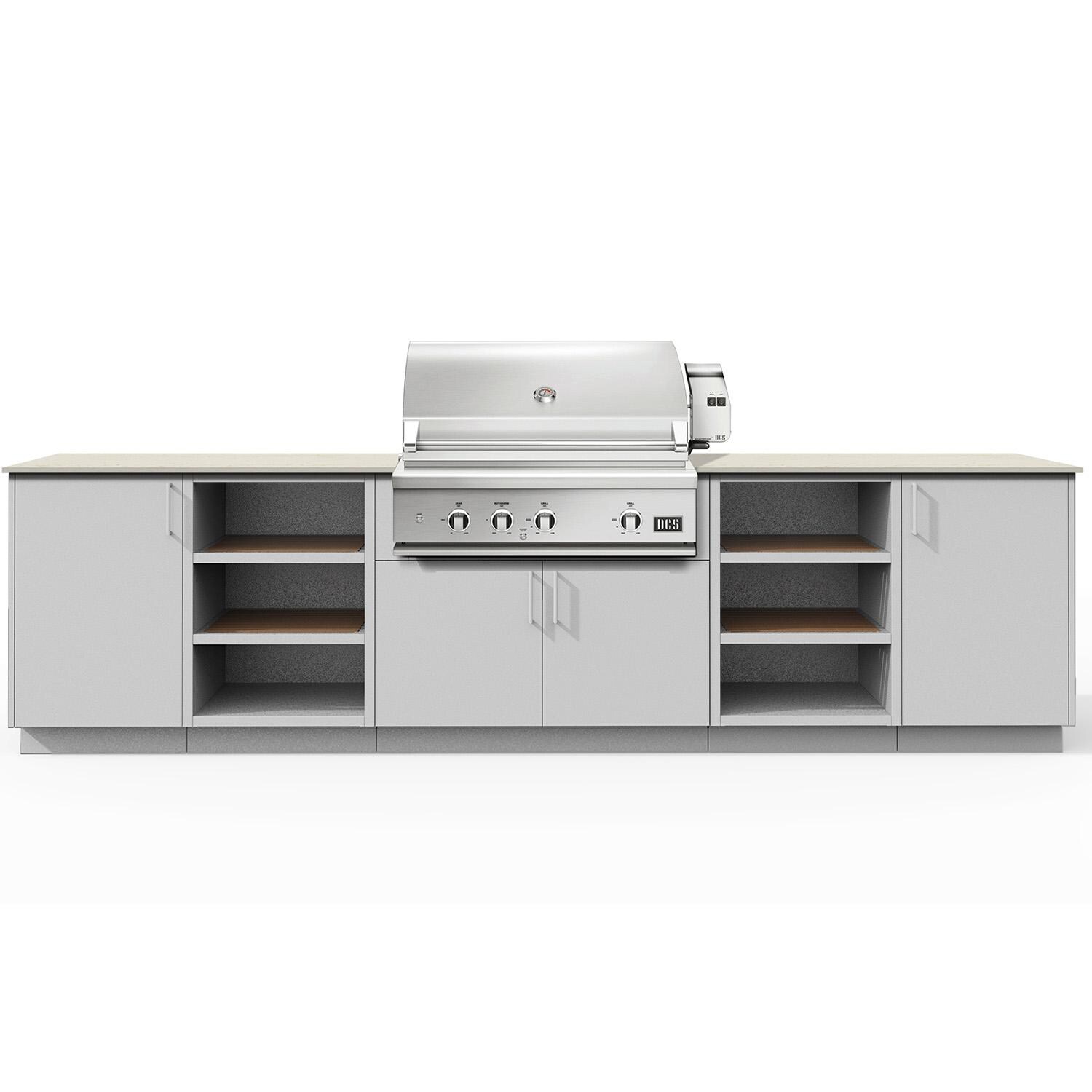 Urban Bonfire B-Savannah-36-DCS-Danae-Chantilly Savannah 36 Outdoor Kitchen w/ DCS Propane Grill, Danae Countertop & Chantilly Finish thumbnail