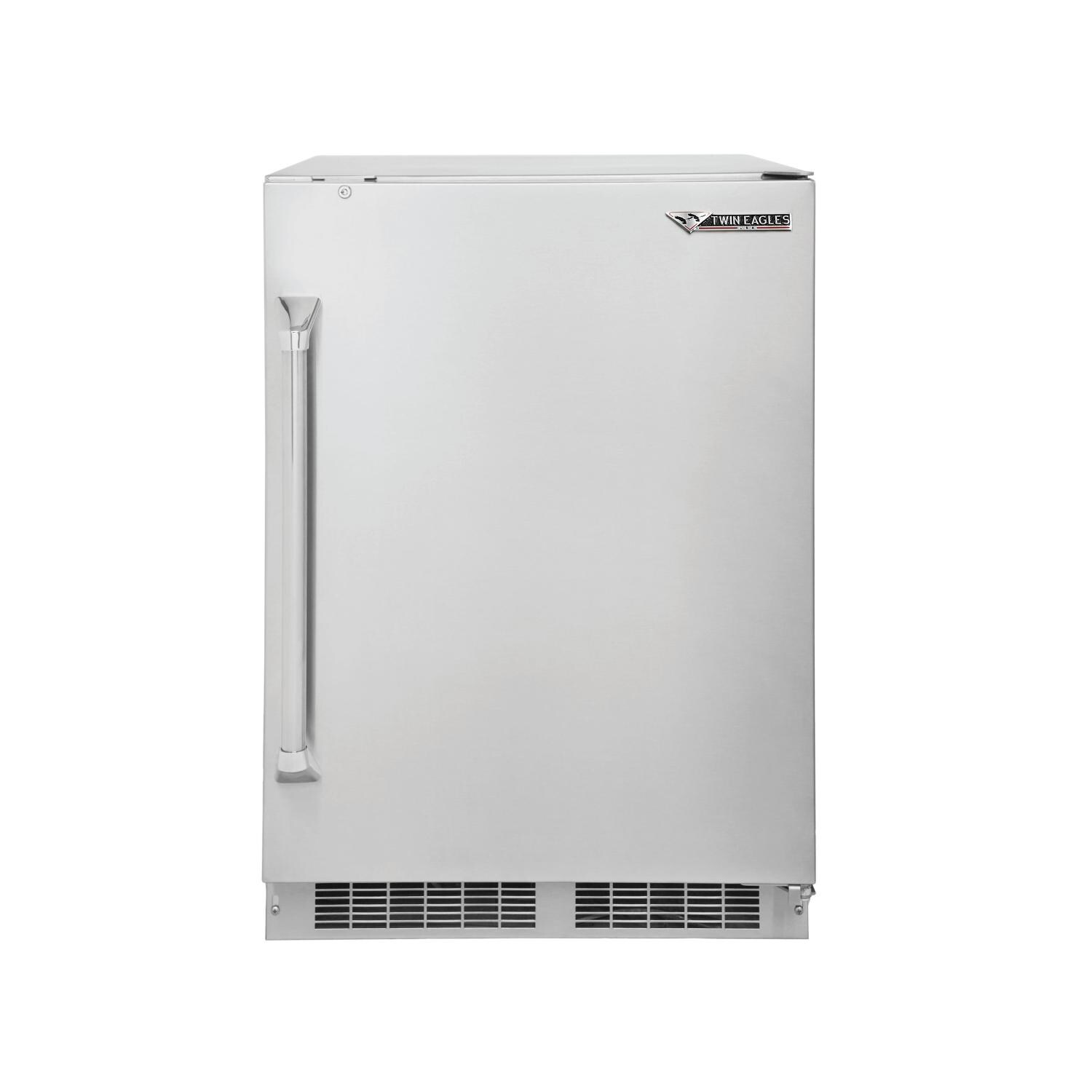 Twin Eagles 24-Inch 5.1 Cu. Ft. Outdoor Rated Compact Refrigerator With Lock - TEOR24-F thumbnail