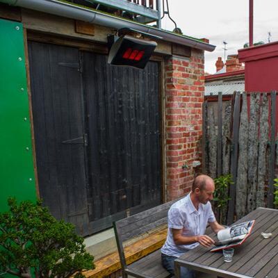 Bromic Platinum 300 Smart-Heat Patio Heater - Residential Angled View thumbnail