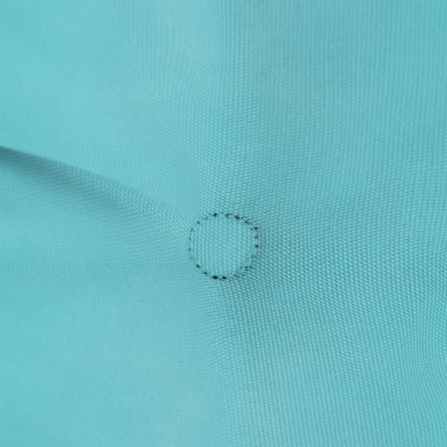 Sunbrella Canvas Aruba Long Outdoor Replacement Chaise Lounge Cushion By UltimatePatio.com - Tufting Detail thumbnail