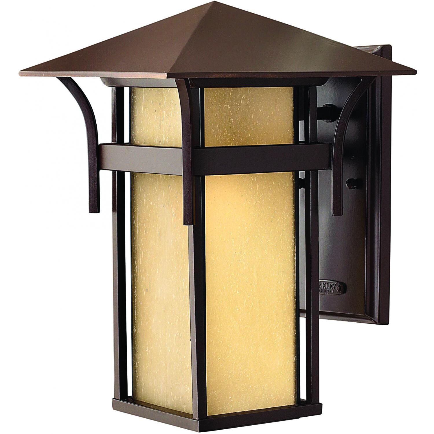 Hinkley Lighting Harbor One Light 14-Inch LED Outdoor Wall Light - Anchor Bronze - 2574AR-LED