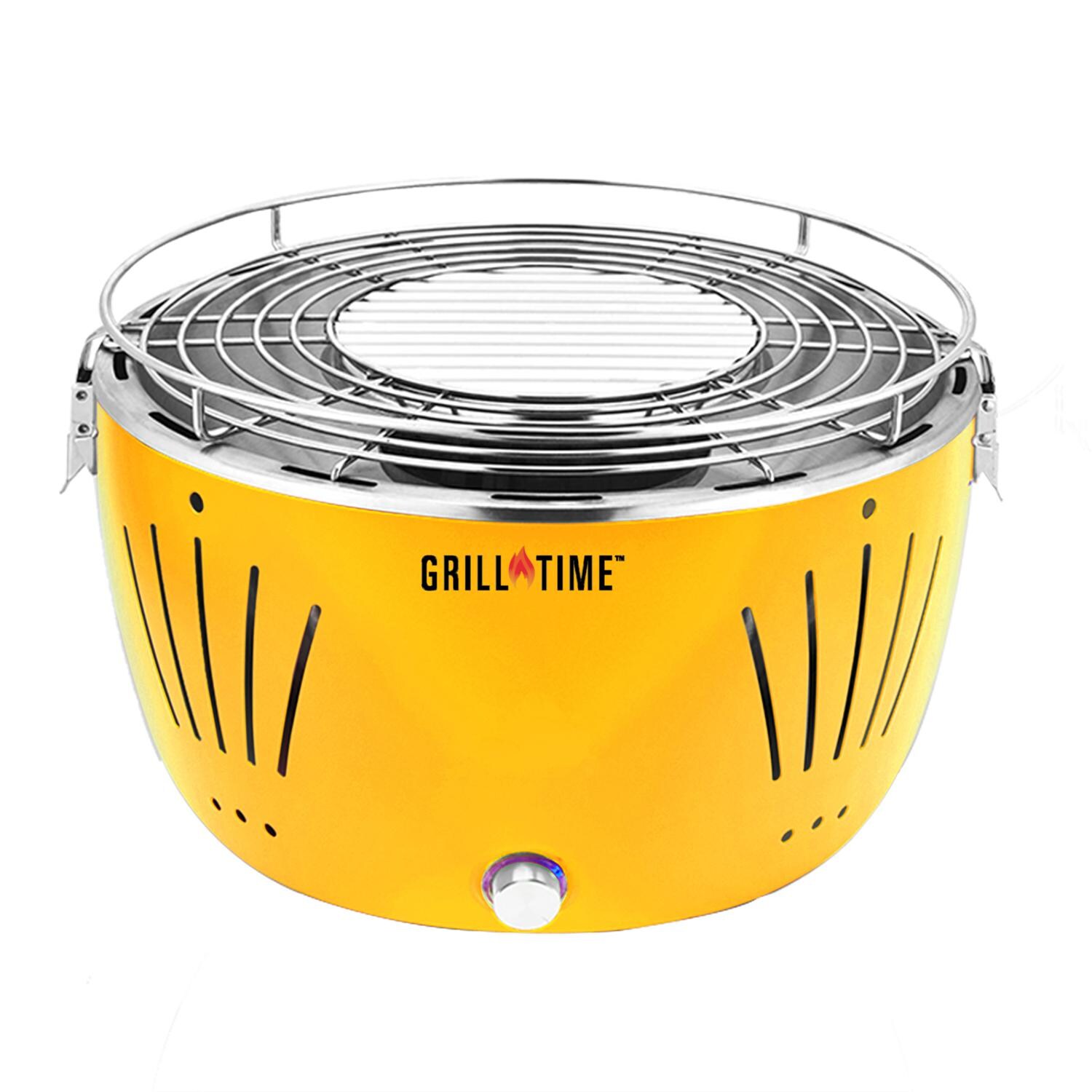 Grill Time UPG-Y-13 Tailgater GT Yellow Portable Charcoal Grill thumbnail