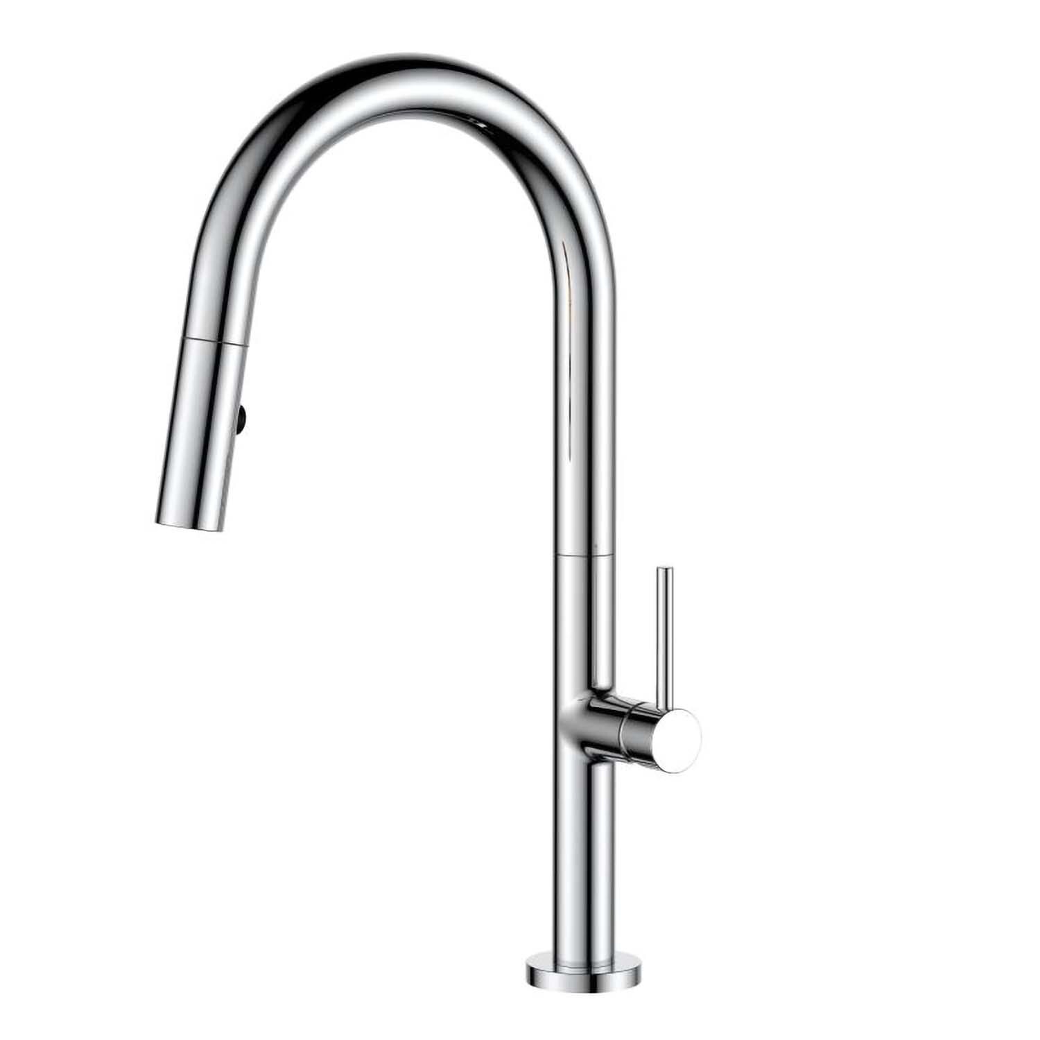 BBQGuys Signature BBQ-FCT-PD-SS-MG-2 Marine Grade Pull-Down Faucet - White Background thumbnail