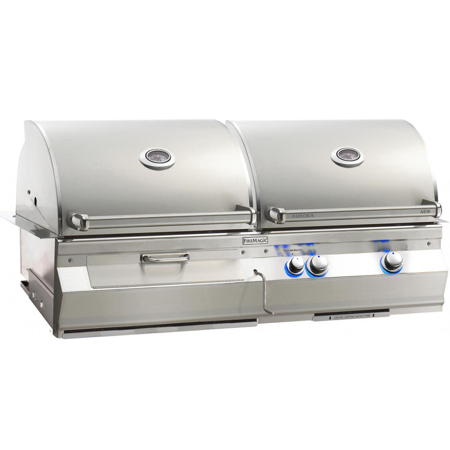 Fire Magic Gas & Charcoal Combo Grills