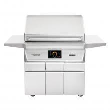 Twin Eagles 36-Inch Stainless Steel Pellet Grill and Smoker On Deluxe Cart image