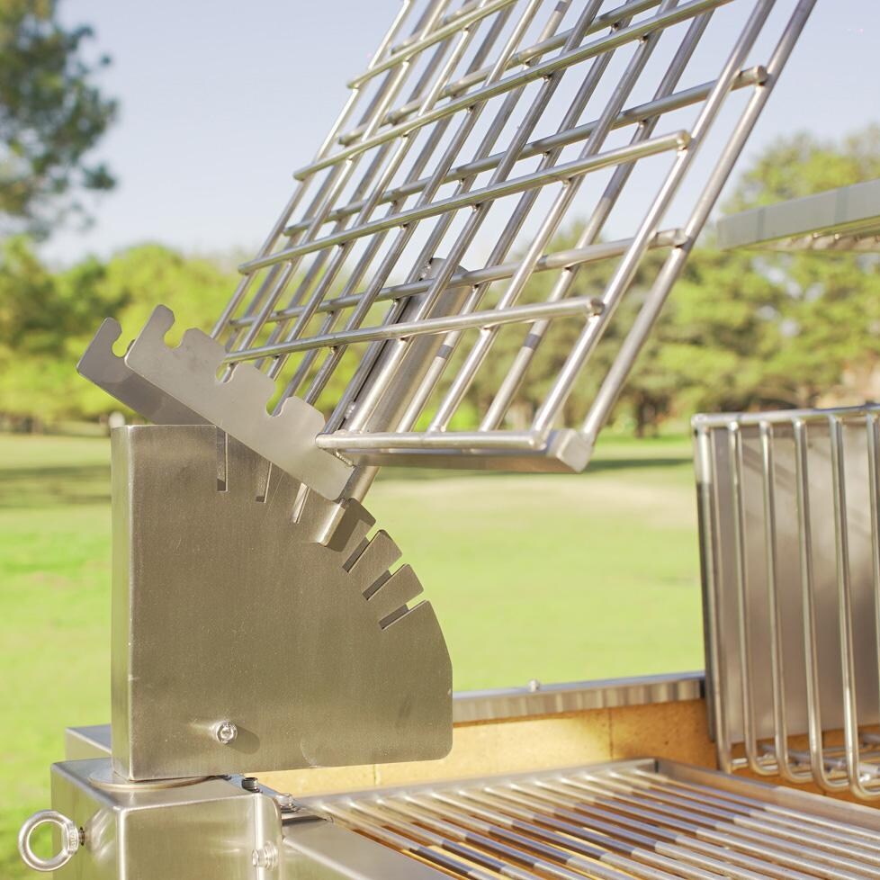 Tagwood BBQ 26 Inch Argentine Santa Maria Wood Fire & Charcoal Grill - Rack Lifted - Detail thumbnail