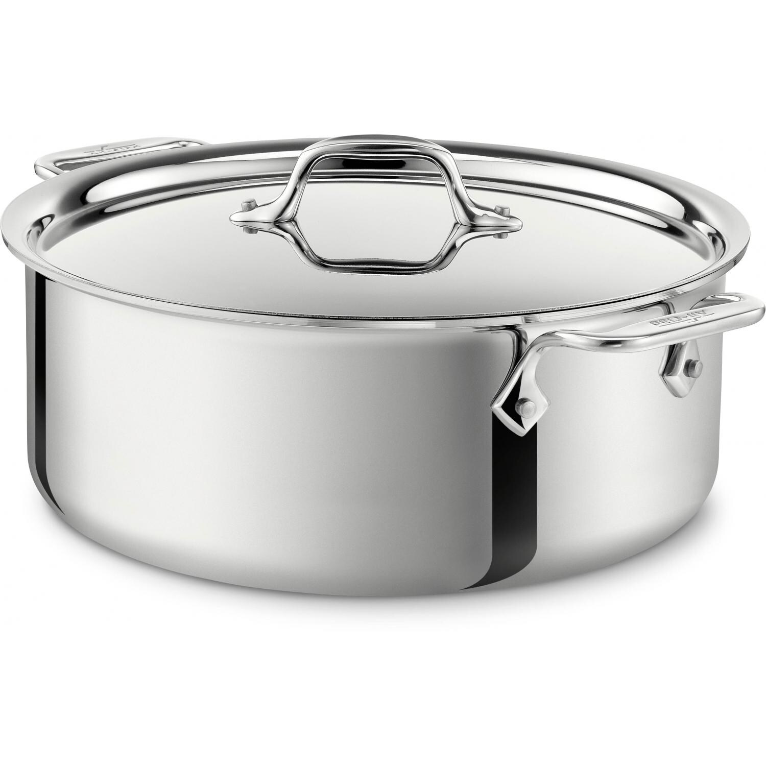 All-Clad Stainless 6-Quart Stock Pot With Lid thumbnail