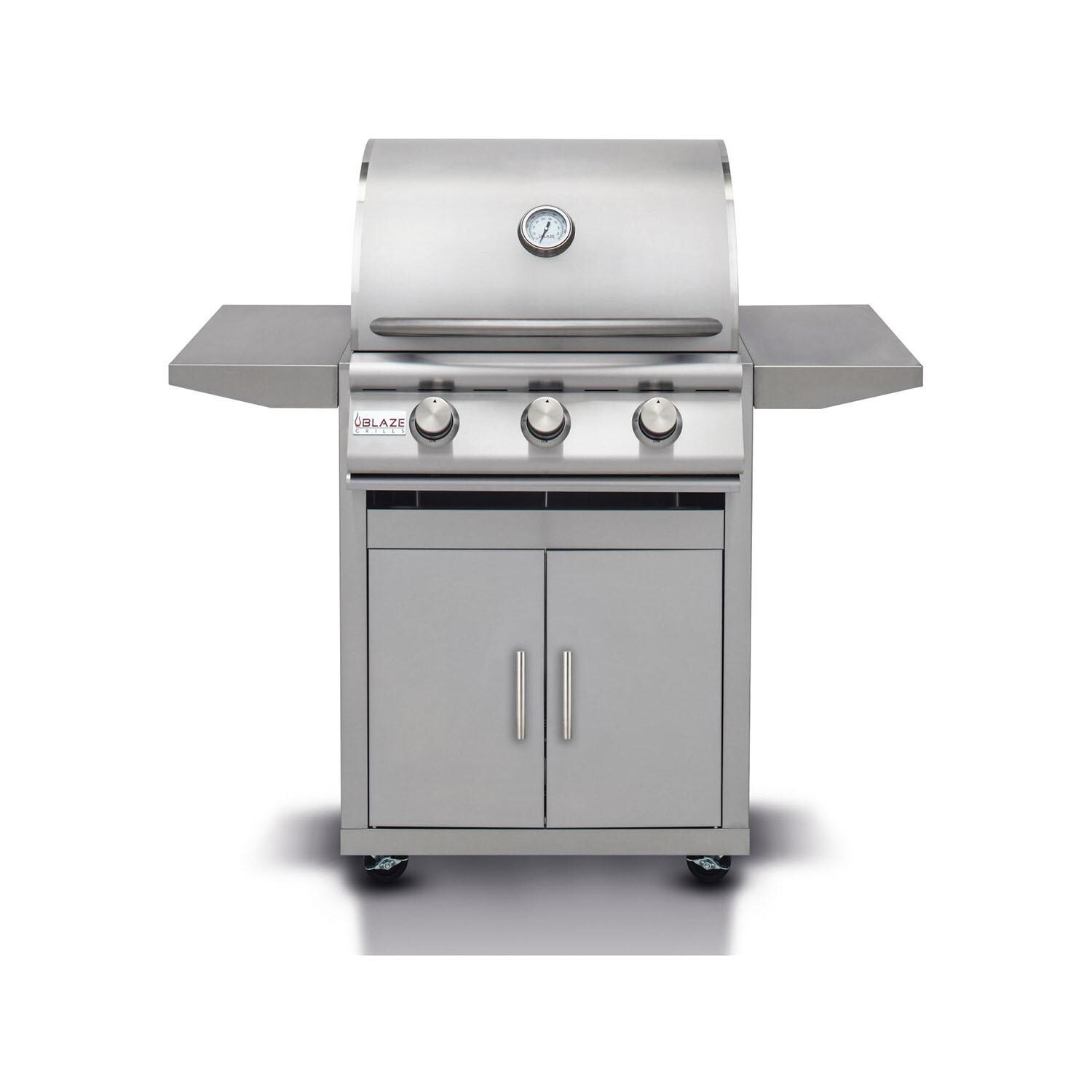 Blaze BLZ-3LBM-NG Prelude LBM 25-Inch 3-Burner Natural Gas Grill - White Background thumbnail