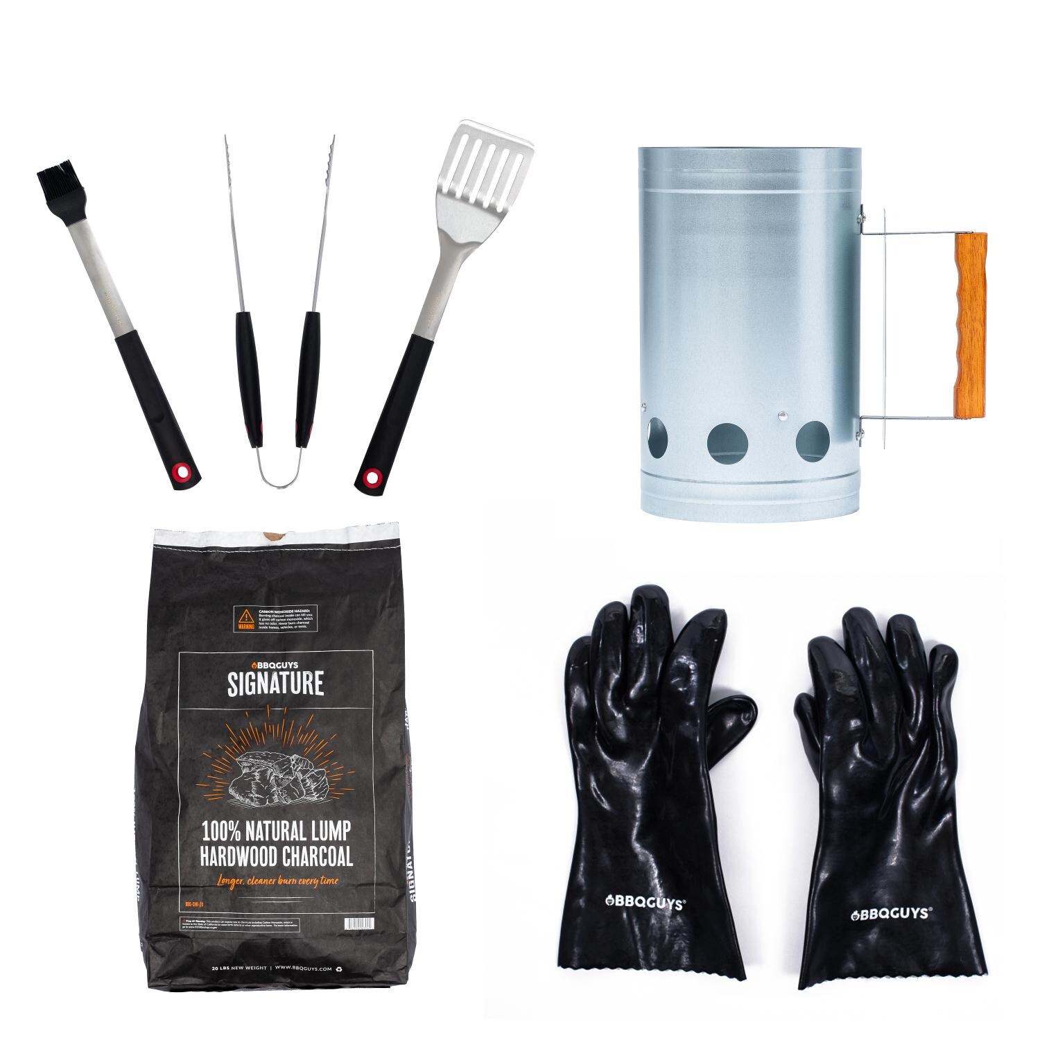 BBQGuys Signature Charcoal Essentials Gift Set