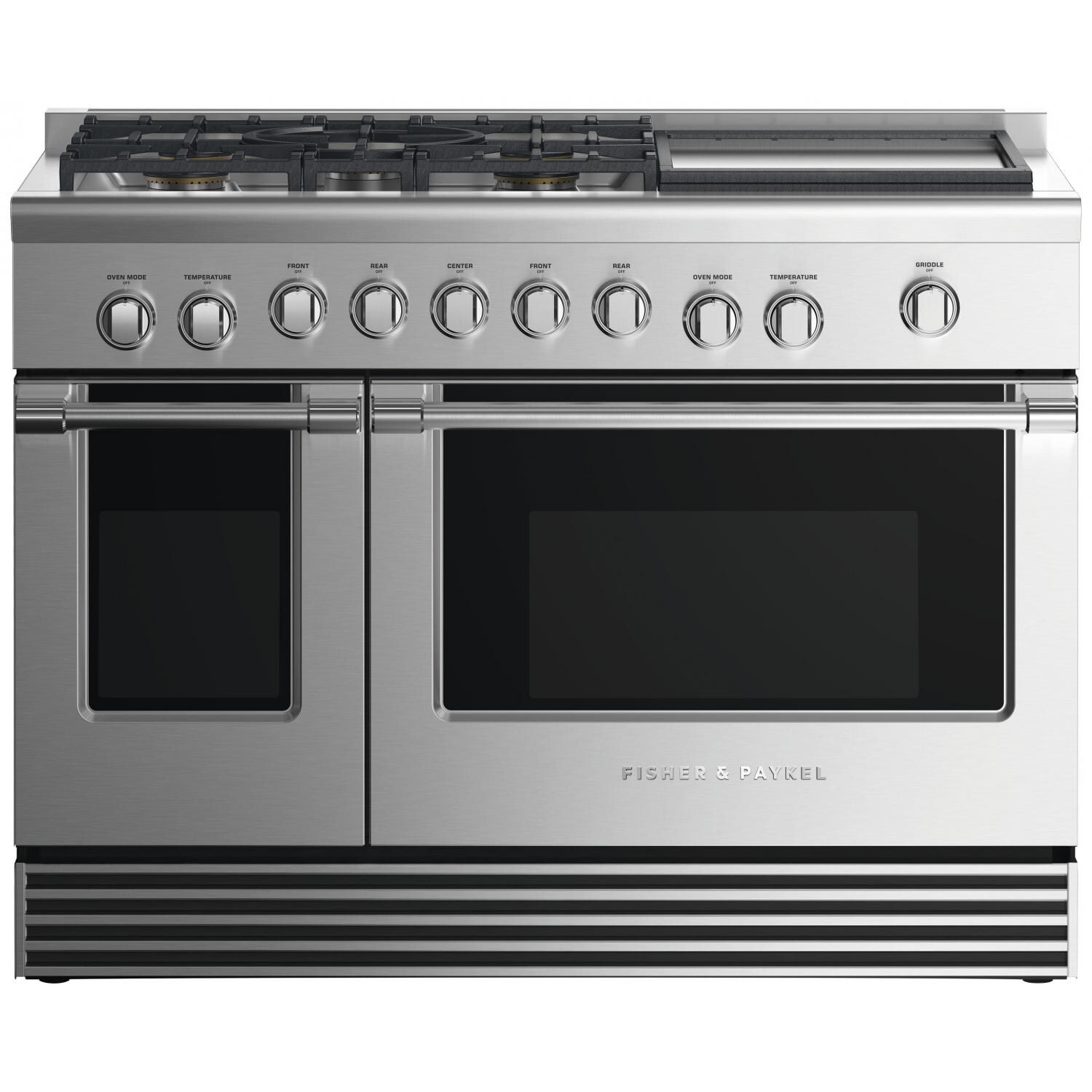 Fisher Paykel Professional 48-Inch 5-Burner Dual-Fuel Propane Gas Range With Griddle - RDV2-485GDL N thumbnail
