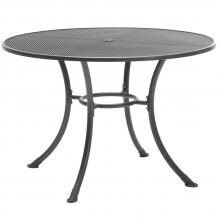 KETTLER 48 Inch Round Wrought Iron Patio Dining Table
