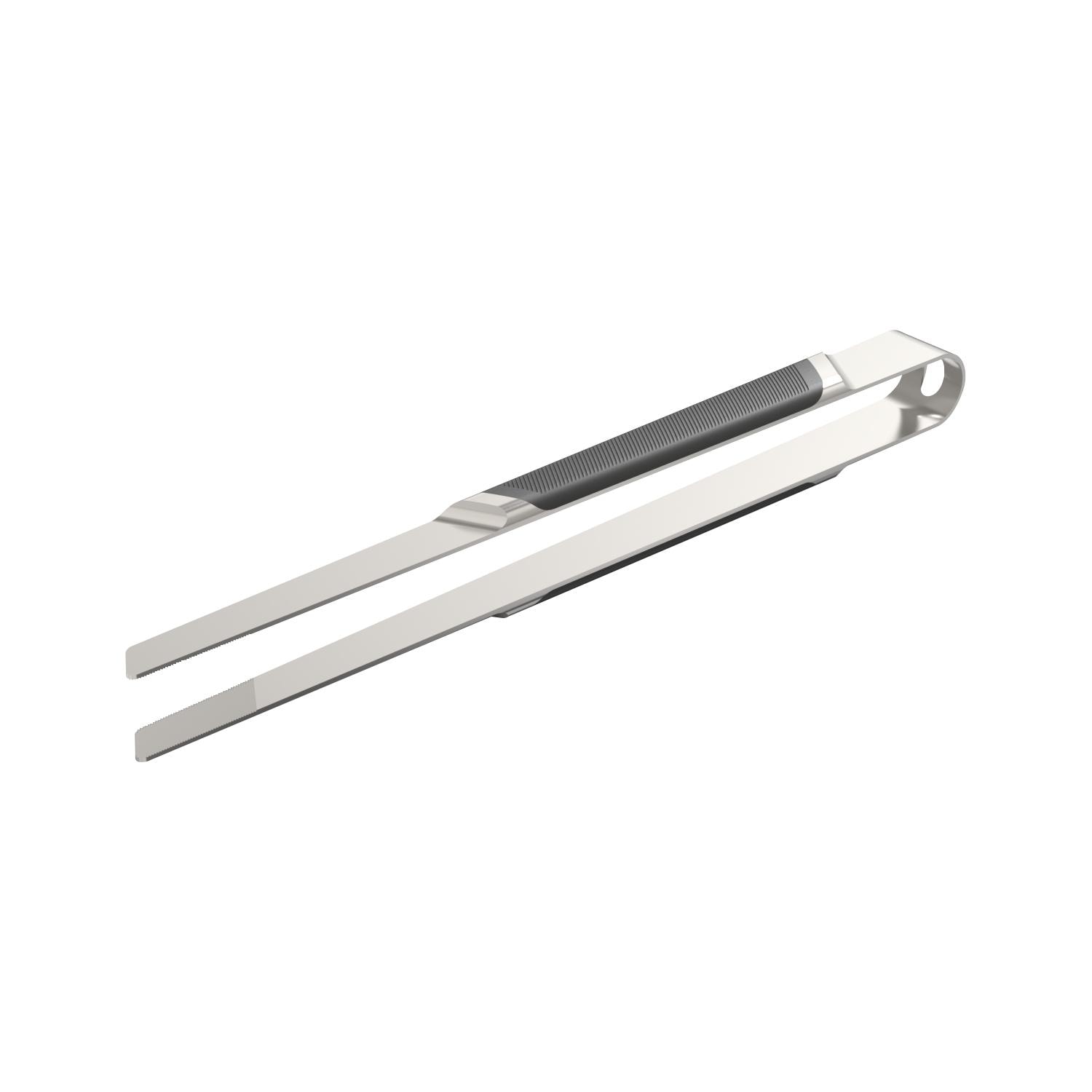 Everdure By Heston Blumenthal Brushed Stainless Steel Tweezers With Soft Grip - Large - HBTWEEZERL