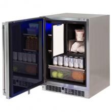 Lynx 24-Inch 4.9 Cu. Ft. Left Hinge Outdoor Rated Compact Refrigerator With Freezer - LM24REFCL image