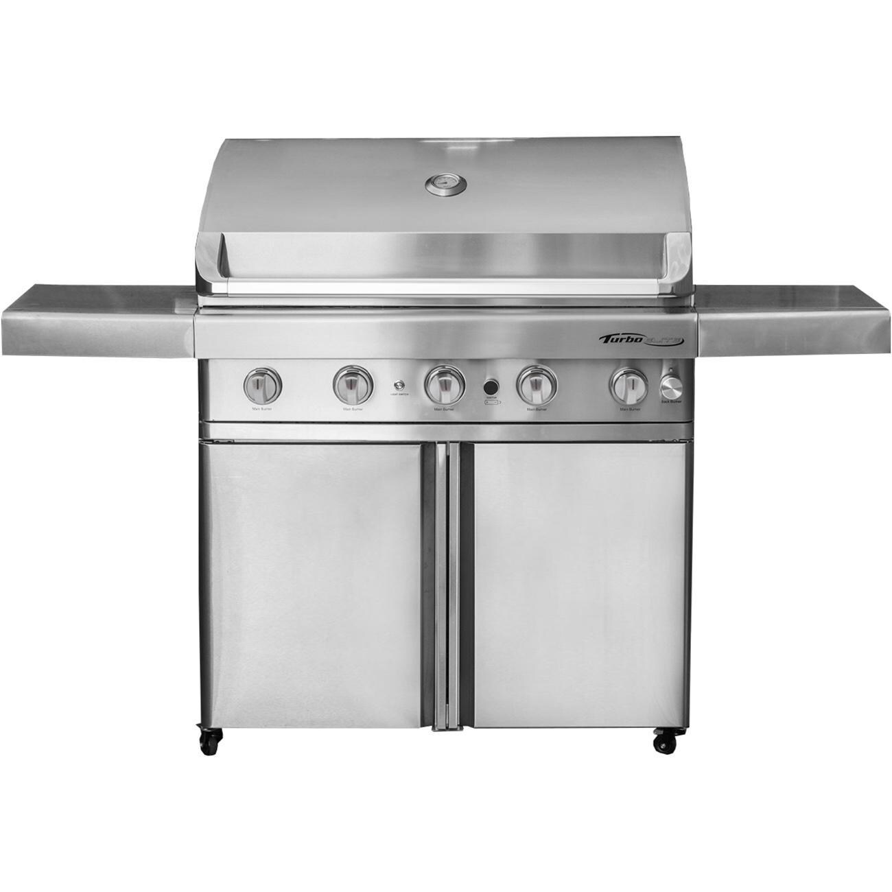 Turbo BTE3821BLP Elite 38-Inch 5-Burner Propane Gas Grill With Rear Infrared Burner thumbnail