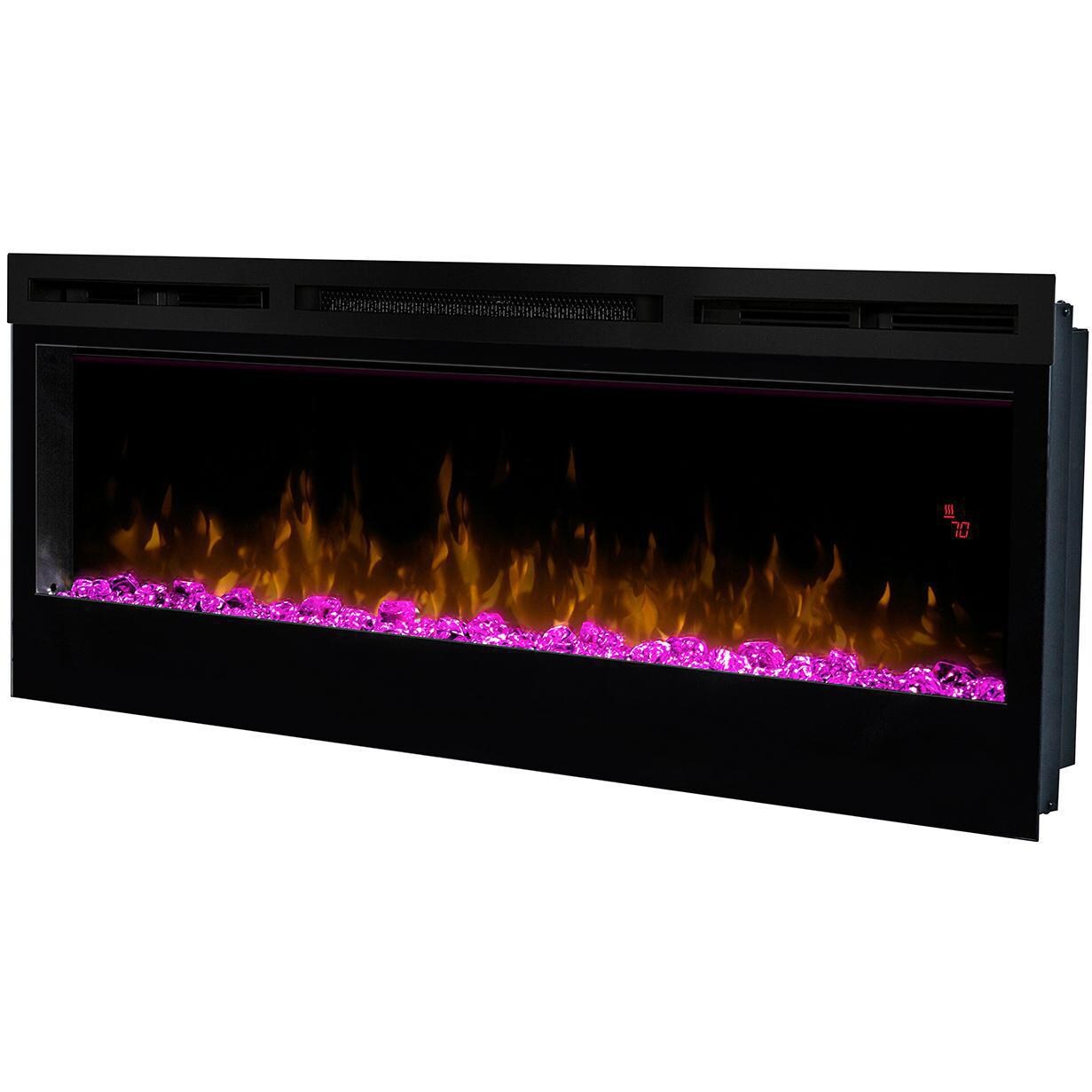 Dimplex - BLF5051 - Prism 50-Inch Built-In Electric Firebox - Acrylic Ice Embers - Pink Lighting Option thumbnail
