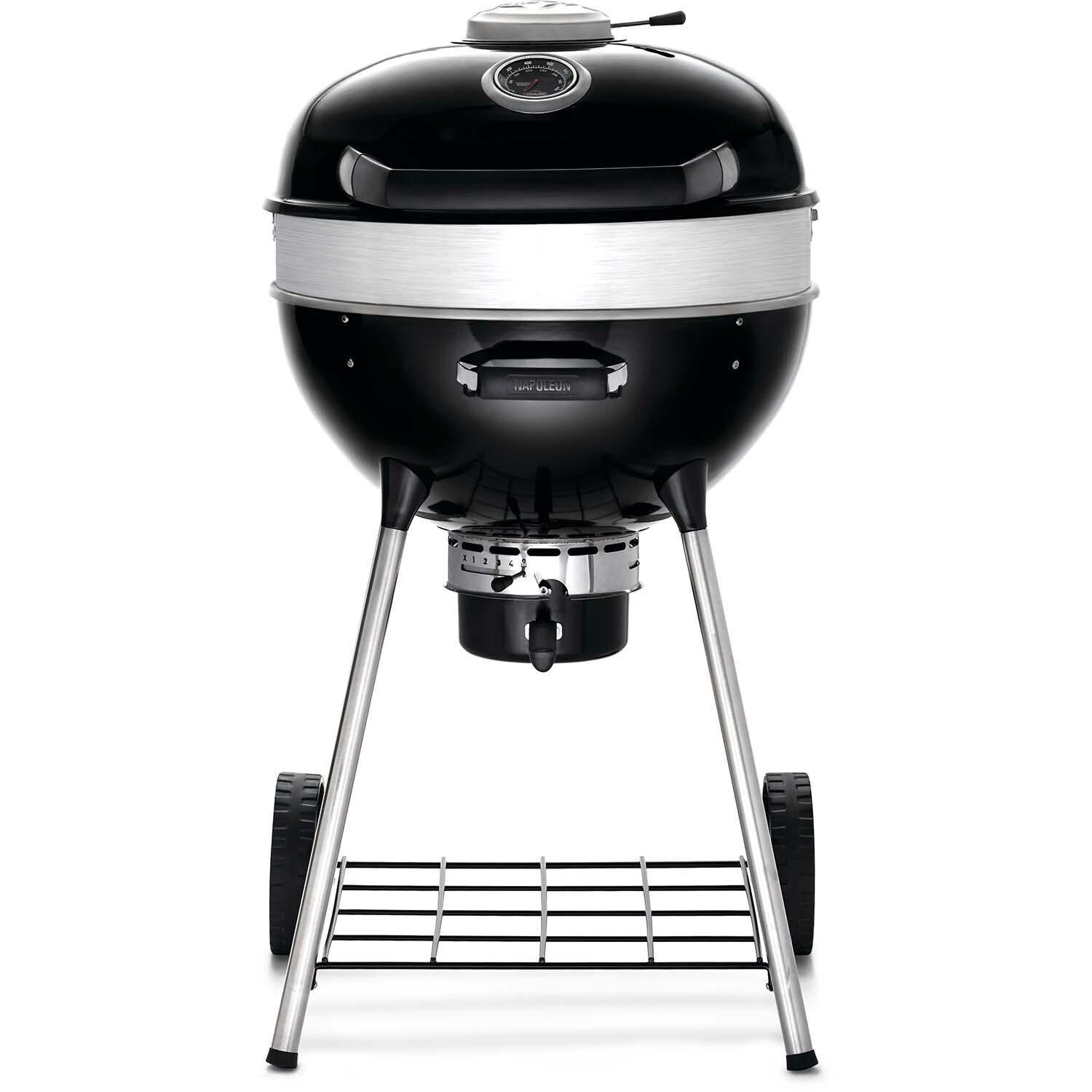 Napoleon PRO 22 Inch Charcoal Kettle Grill - Black - PRO22K-LEG-3