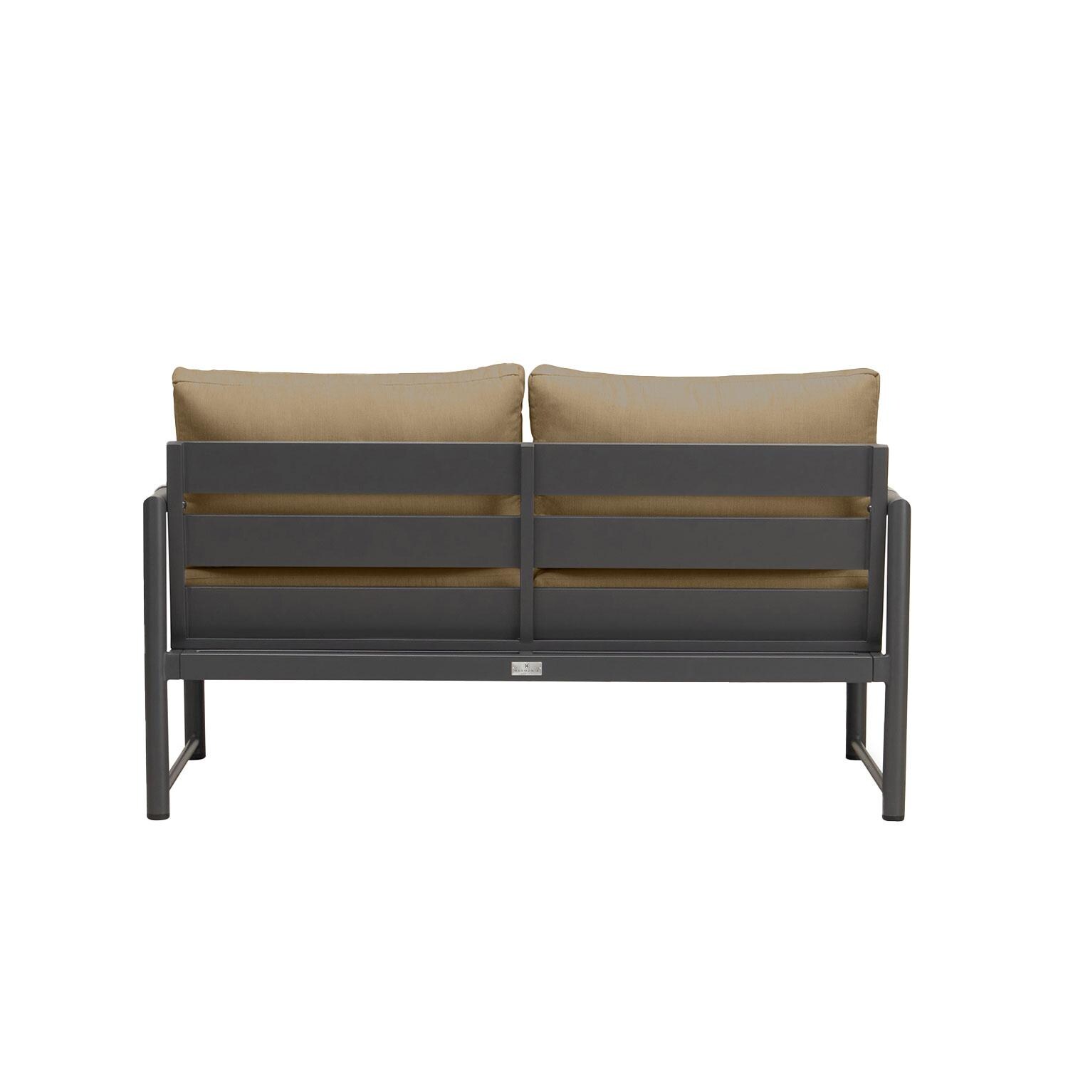 Lakeview AVEBAY-SL-PG-LS-HB Avenue Bay Slate/Pebble Gray Loveseat - Heather Beige - Zipper - Detail thumbnail