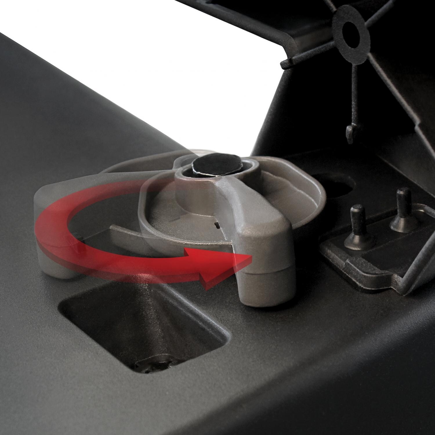 Napoleon TravelQ Portable Grill Cart For Pro 285 - Locking Cart Leg Detail thumbnail