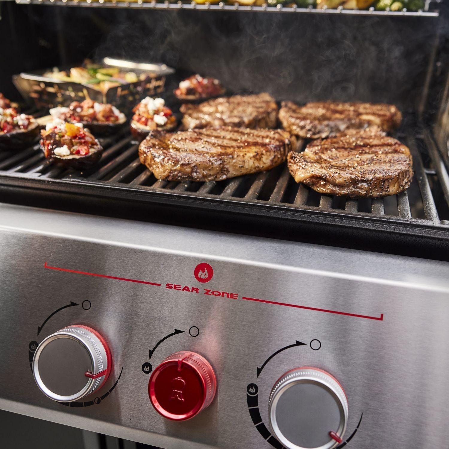 Weber Genesis S-335 Propane Gas Grill w/ Sear Zone & Side Burner