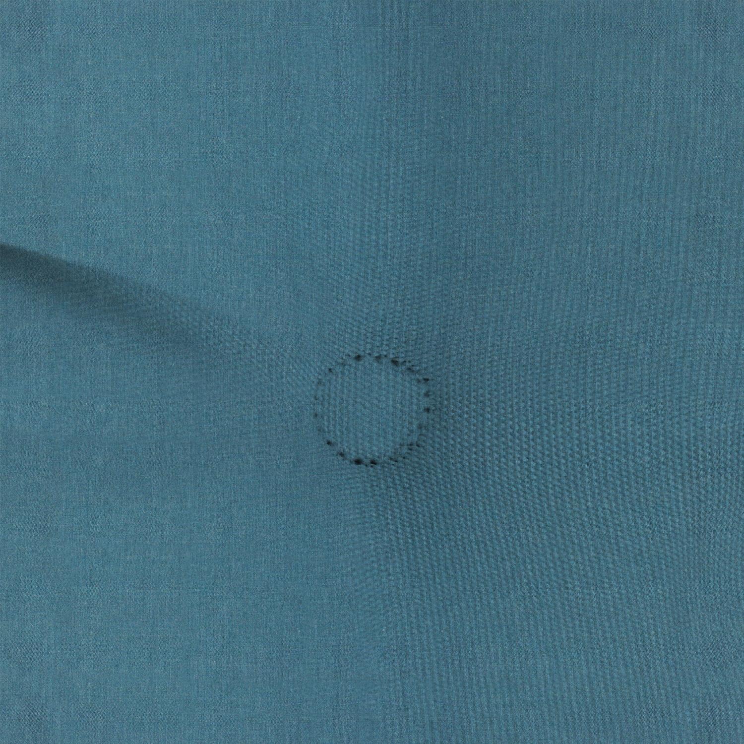 Sunbrella Cast Lagoon Small Outdoor Replacement Seat Cushion By UltimatePatio.com - Tufting Detail thumbnail