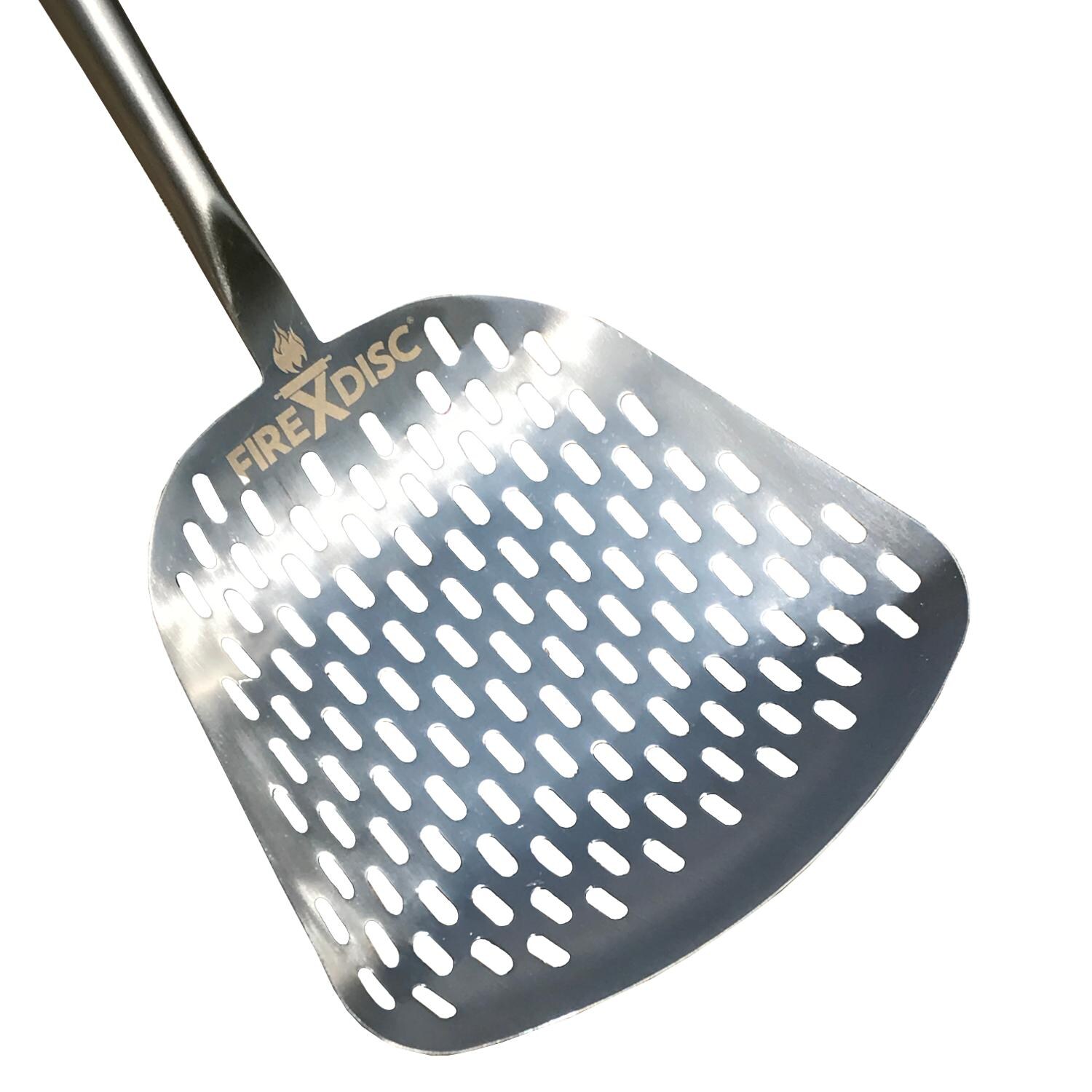 FireDisc TCGSKM Ultimate Frying Weapon 22-Inch Perforated Spatula - Patented Quick Drain Holes thumbnail