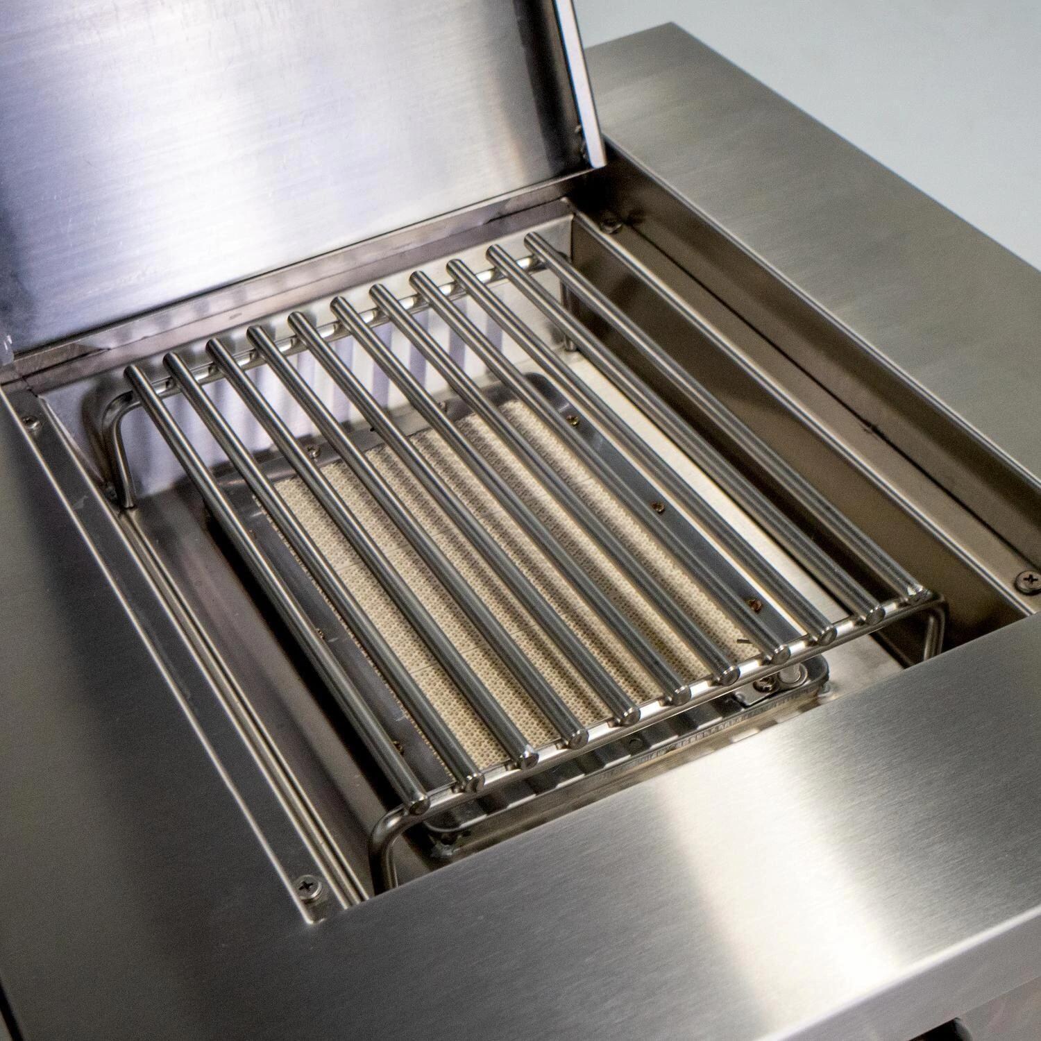 TYTUS TI400PCCLP-3.0.2 Charcoal Grey 4-Burner Propane Gas Grill Island With Sear Burner & Ice Bucket - Sear Burner thumbnail