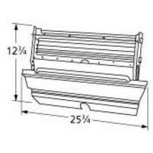 Stainless Steel Rotisserie Burner Housing 06738 image