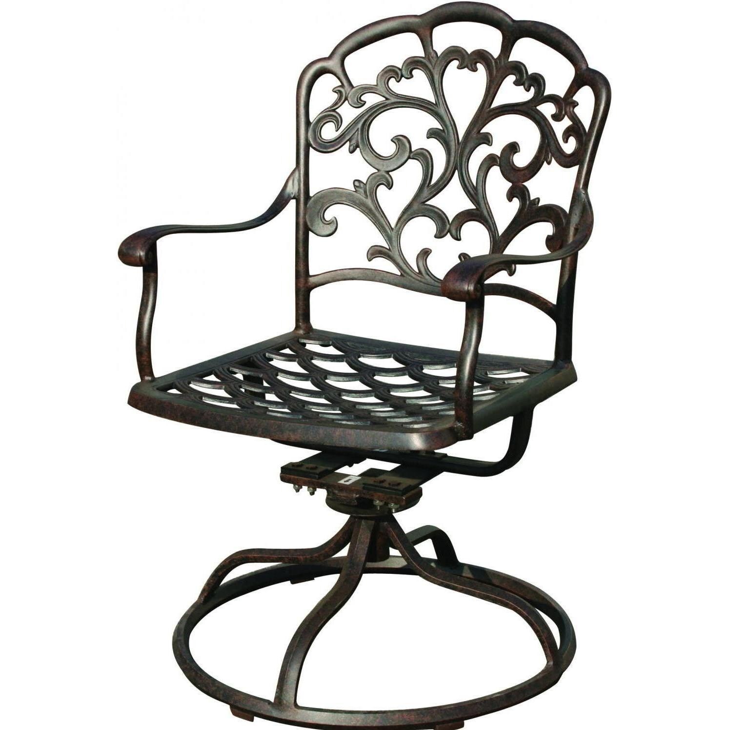Darlee Catalina Swivel Rocker Dining Chair thumbnail