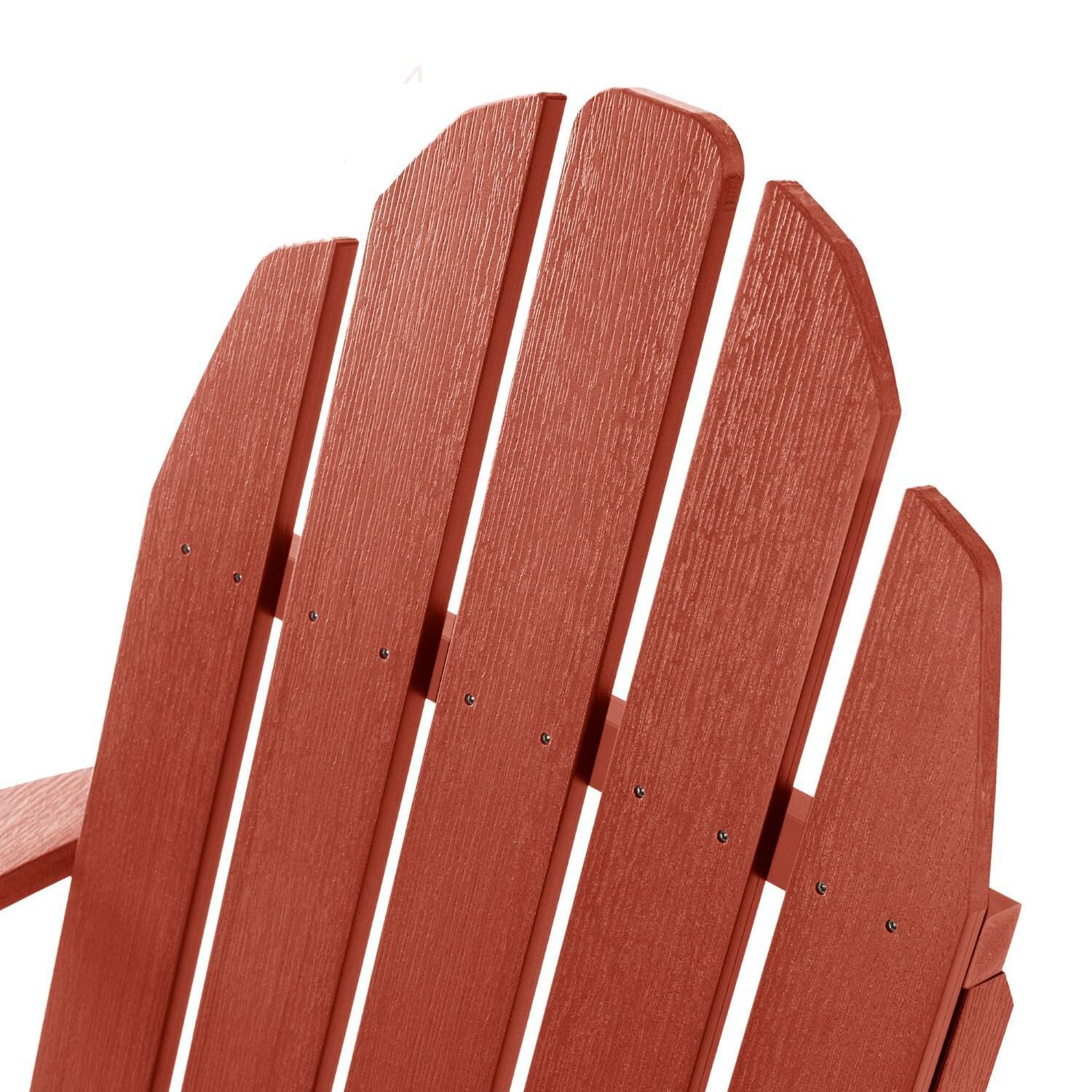 Lakeview The Charmville Adirondack Chair - Rustic Red - Headrest thumbnail