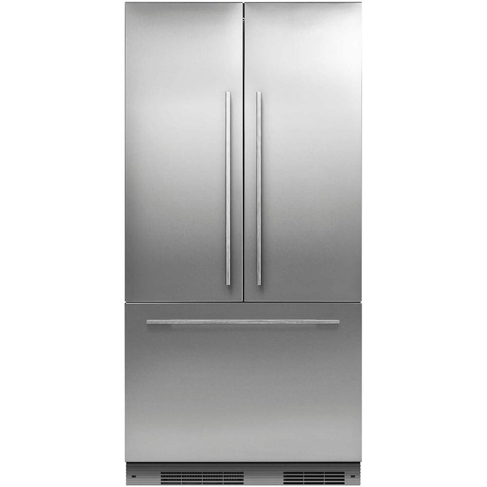 Fisher Paykel Activesmart 16 8 Cu Ft 72 Inch Tall Built In French Ft 72 Inch Tall Built In French Door Refrigerator W Ice Maker Panel Ready Rs36a72j1 Perschoice