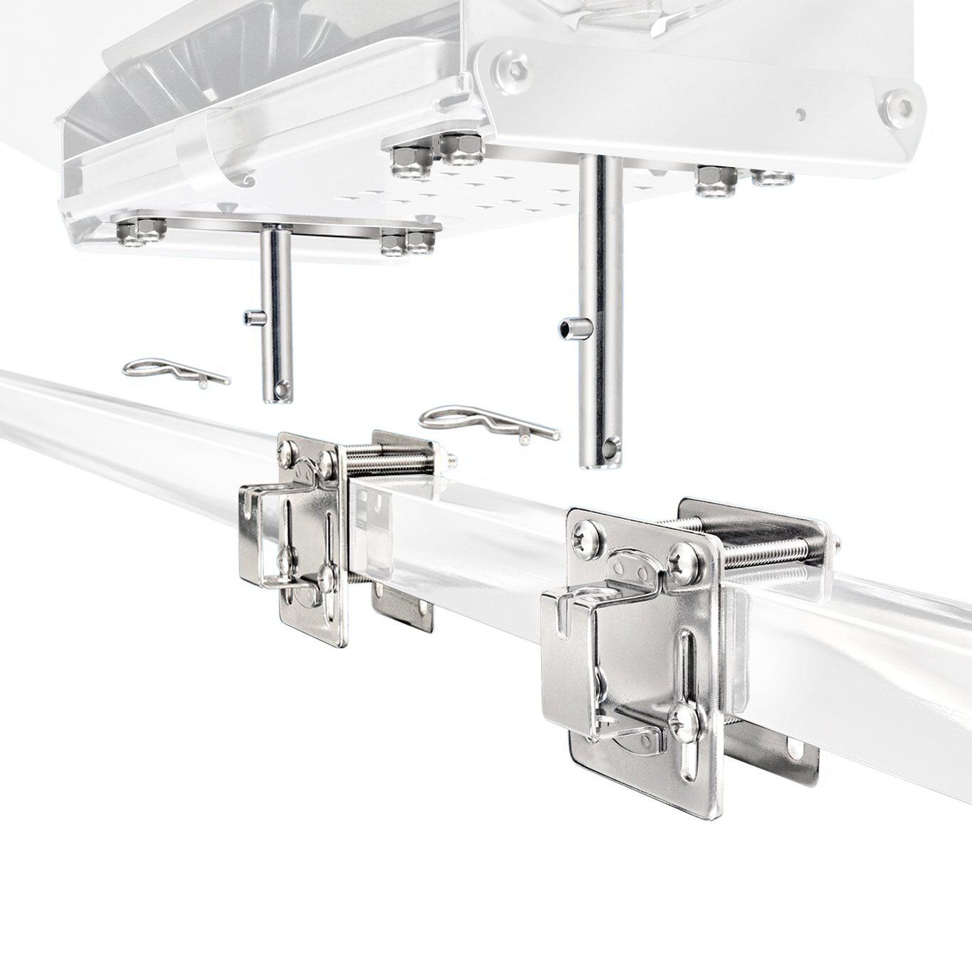 Magma - T10-340 - Dual Side, Bulkhead, Or Square/Flat Rail Mount For Rectangular Grills - Exploded View thumbnail