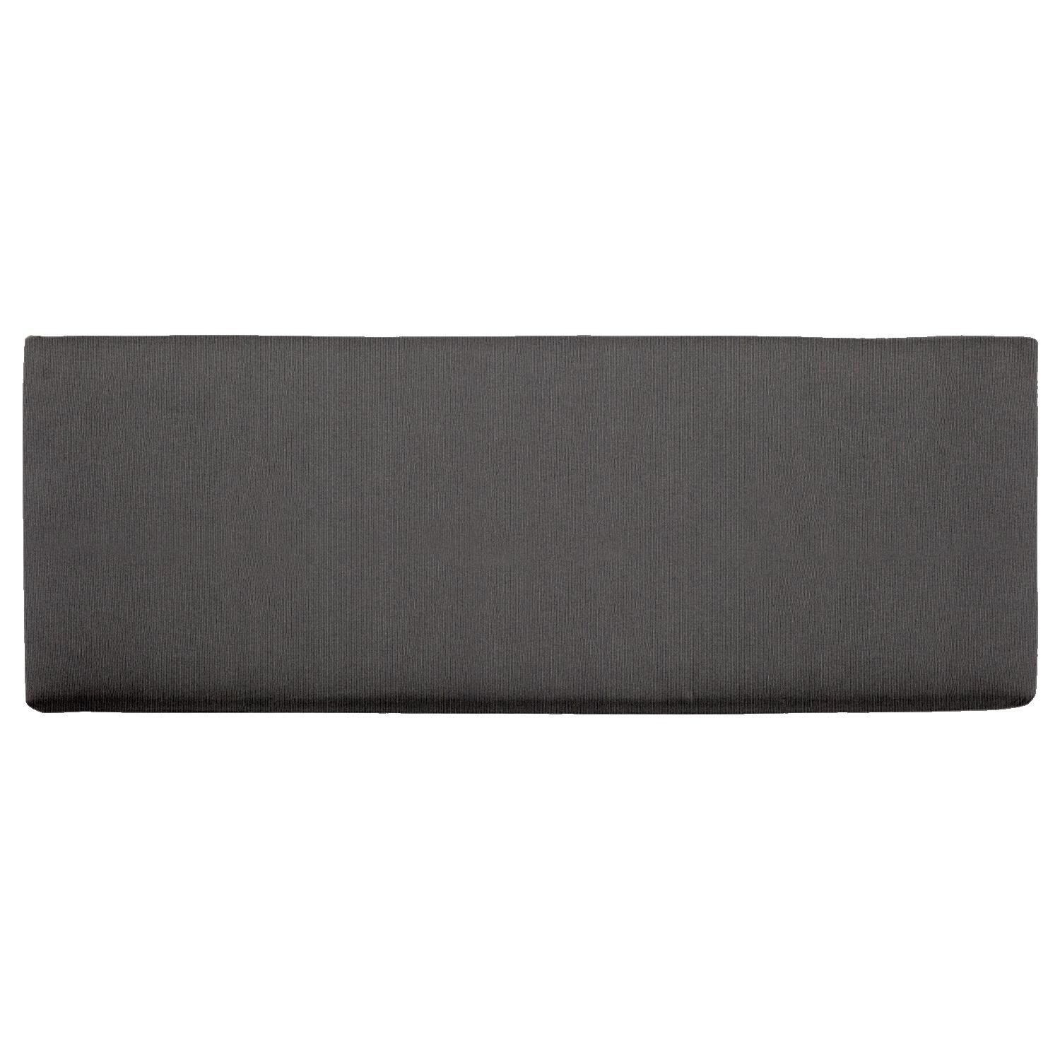 Sunbrella Canvas Charcoal Large Outdoor Replacement Bench Cushion W/ Knife Edge By UltimatePatio.com thumbnail