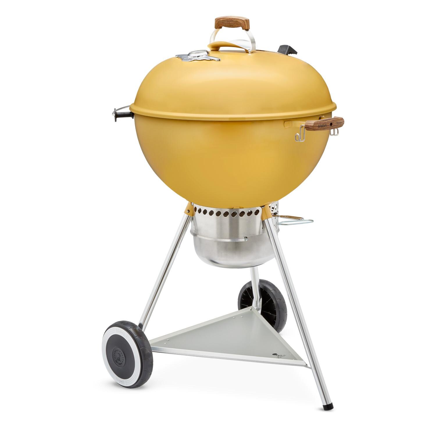 Weber 19523001 70th Anniversary Kettle 22-Inch Charcoal Grill - Side View thumbnail