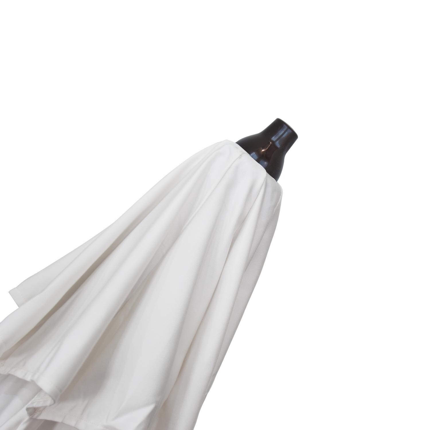 California Umbrella 9 Ft Octagonal Aluminum Auto Tilt Patio Umbrella W/ Crank Lift & Aluminum Ribs - Finial Detail thumbnail