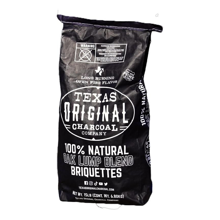 Texas Original Pits TXOG-OB15 20 Lb Charcoal Briquettes thumbnail