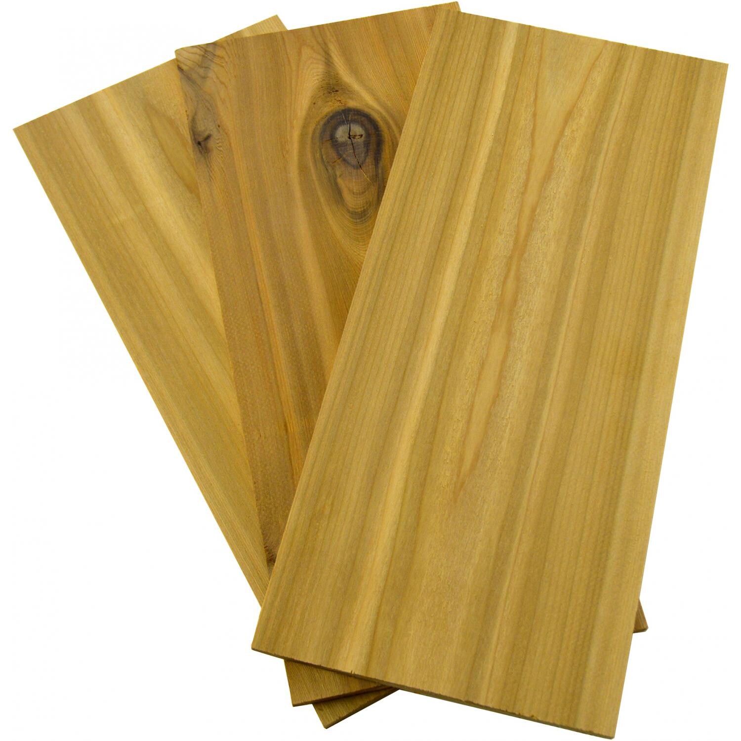 Cedar Wood Planks - 5 X 12 - Set Of 3