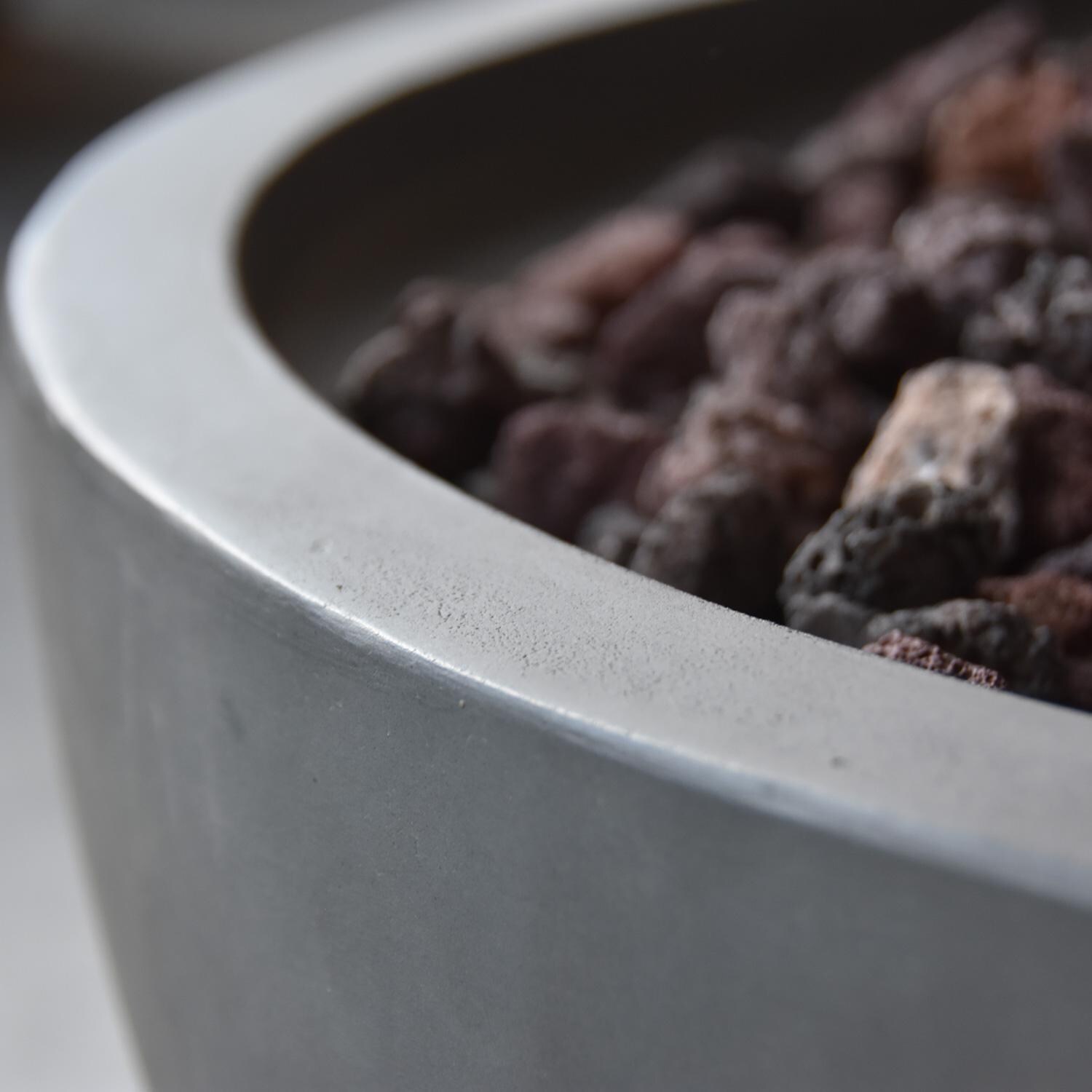 Elementi OFG116-NG Modeno Nantucket 26-Inch Natural Gas Fire Bowl - Bowl Close-Up thumbnail