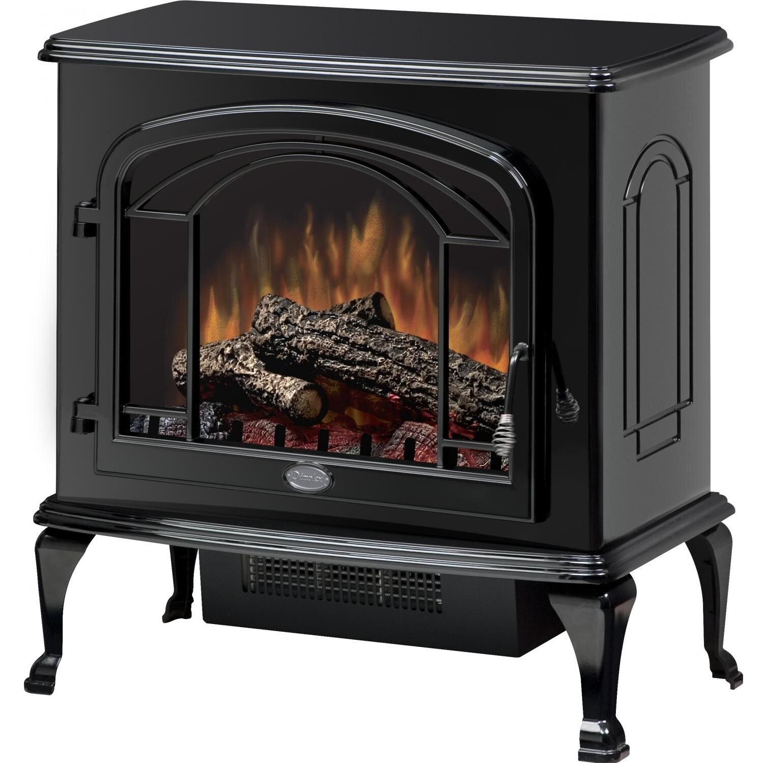 Dimplex Deluxe 26Inch Electric Stove Gloss Black DS7425DLX Gas