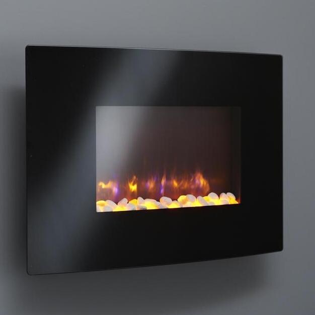 GreatCo 36-Inch Gallery Radius Linear Electric LED Fireplace - GER-36 :  BBQGuys
