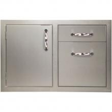 Artisan 32-Inch Access Door And Double Drawer Combo - ARTP-DDC image