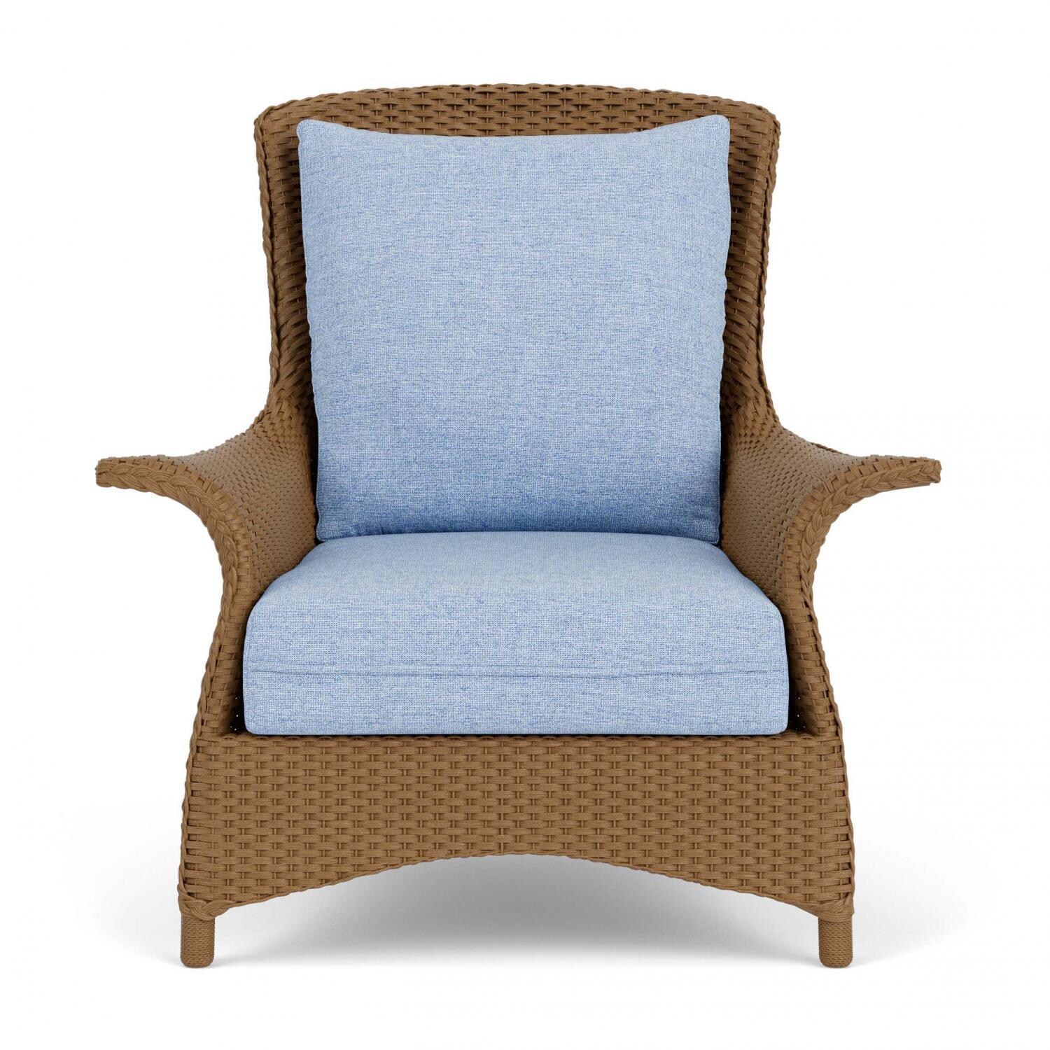 Mandalay Lloyd Loom Club Chair in Hickory/Demo Skyway by Lloyd Flanders