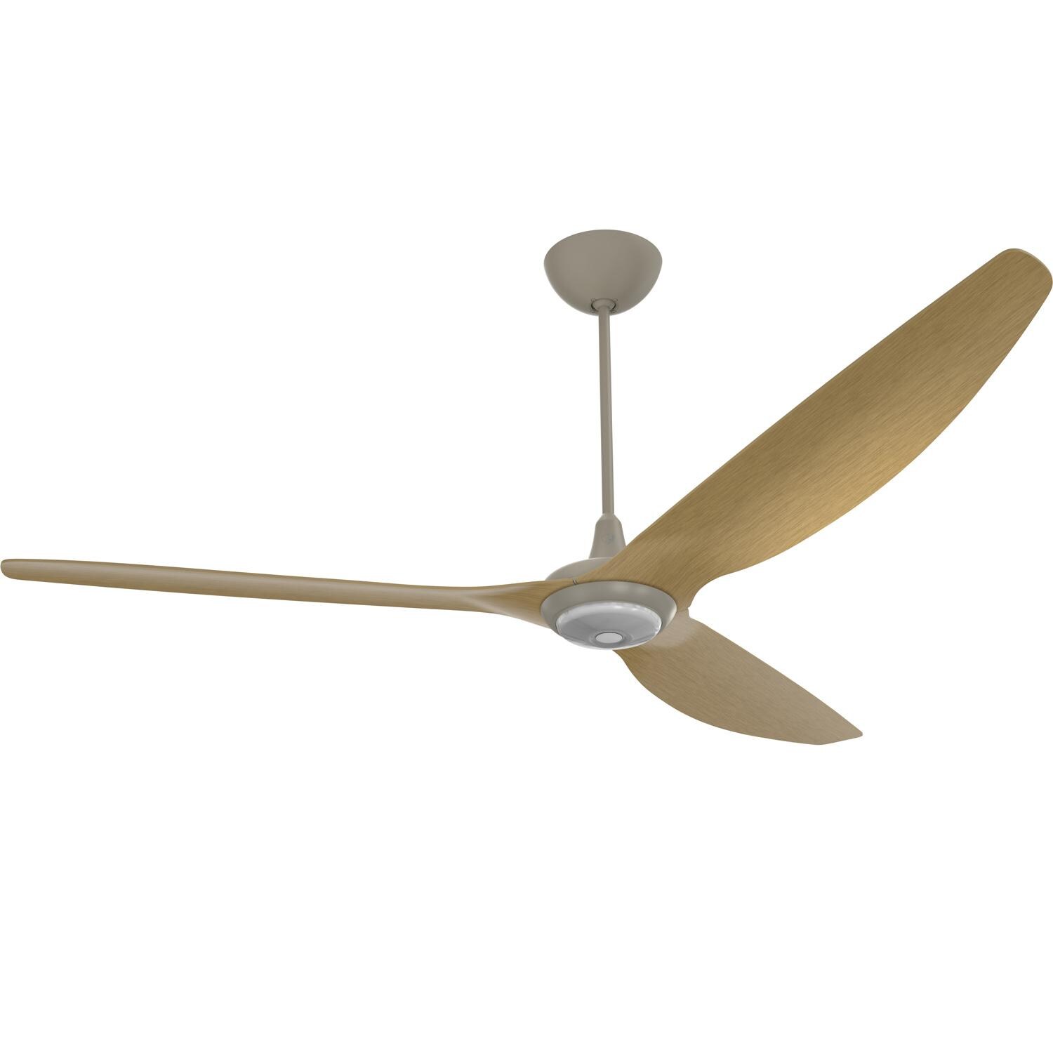 Big Ass Fans MK-HK4-071906A470F504G10I20S2 84-Inch Haiku Ceiling Fan Damp Universal Mount W/20-Inch Downrod & Downlight Satin Nickel/Caramel thumbnail
